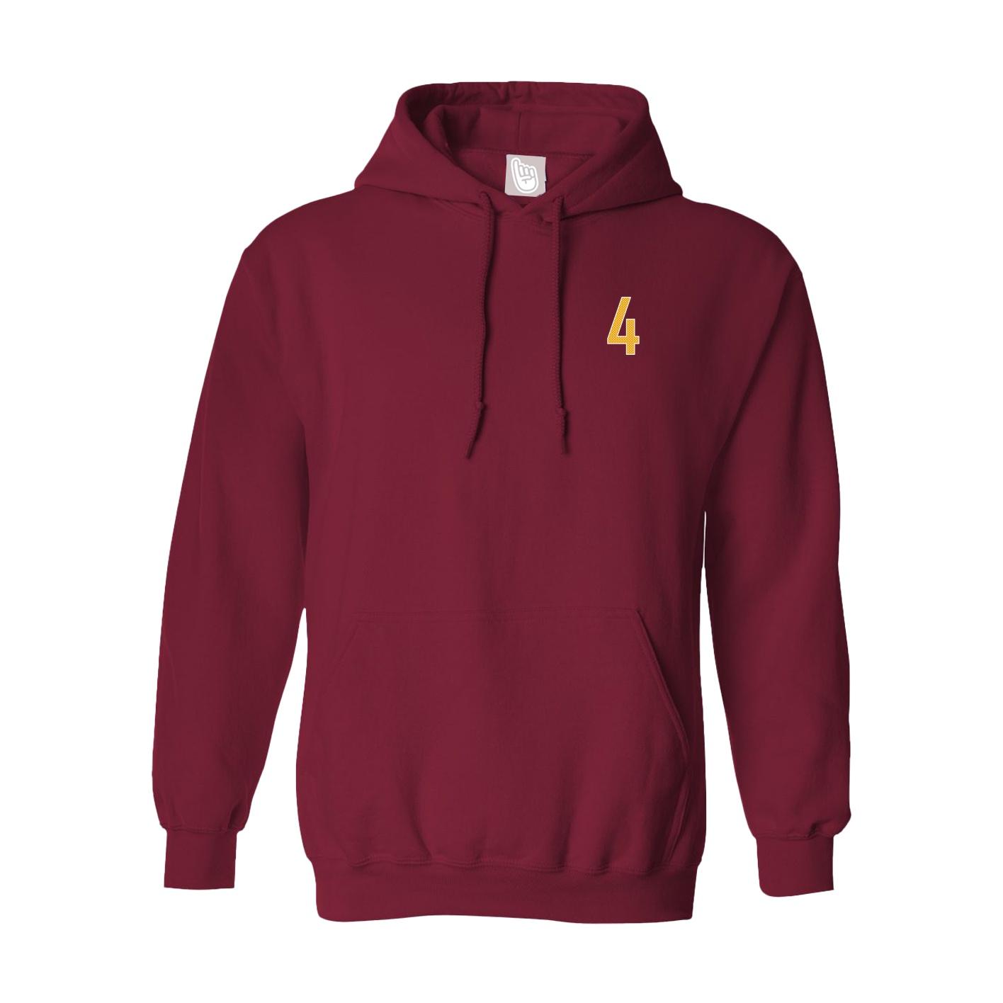 Hoodie — Front Shirsy in Cardinal
