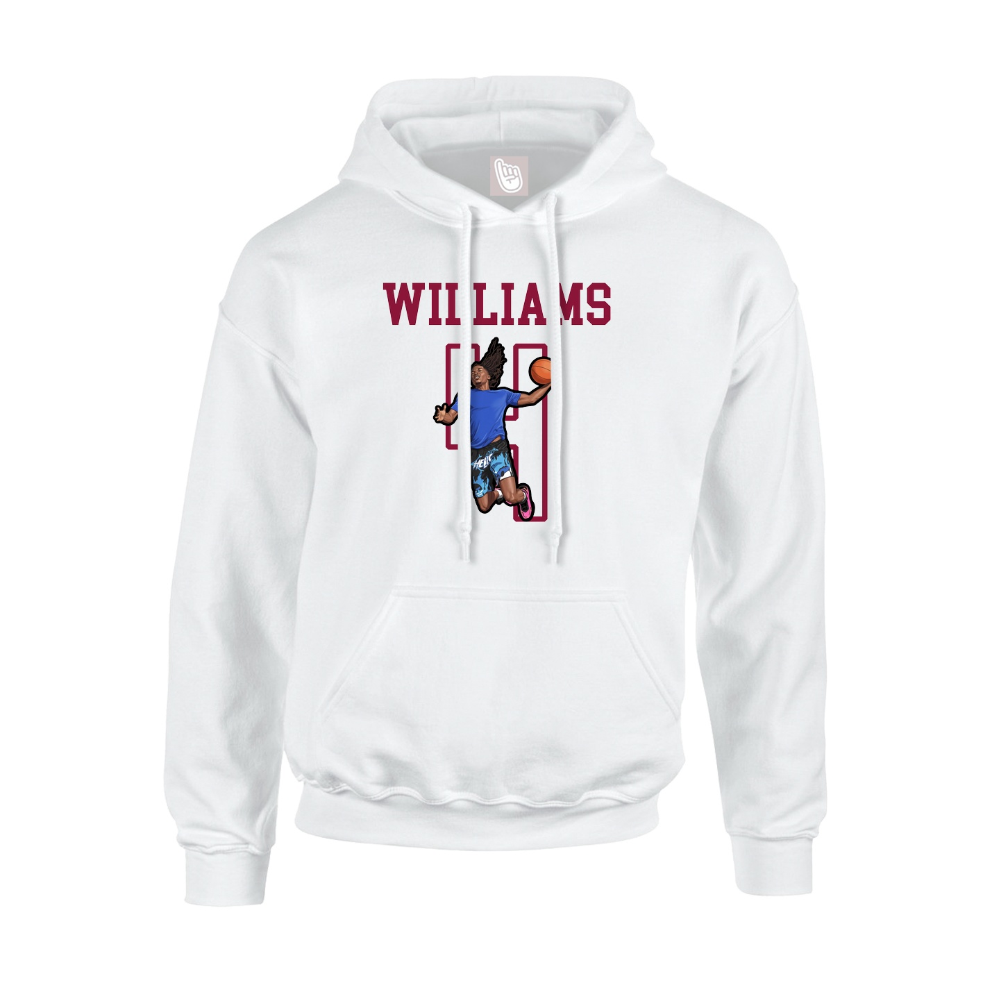 Hoodie — Shirsey in White