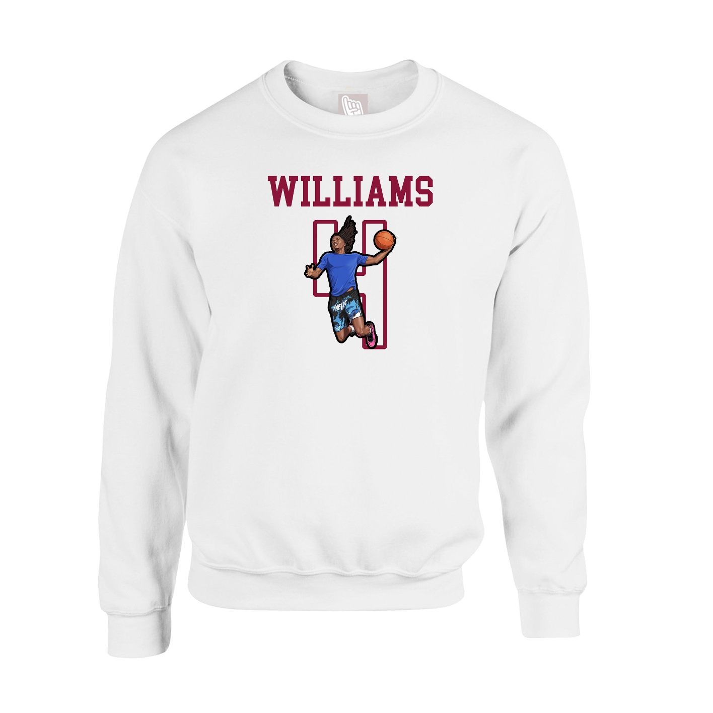 Fleece Crew — Shirsey in White