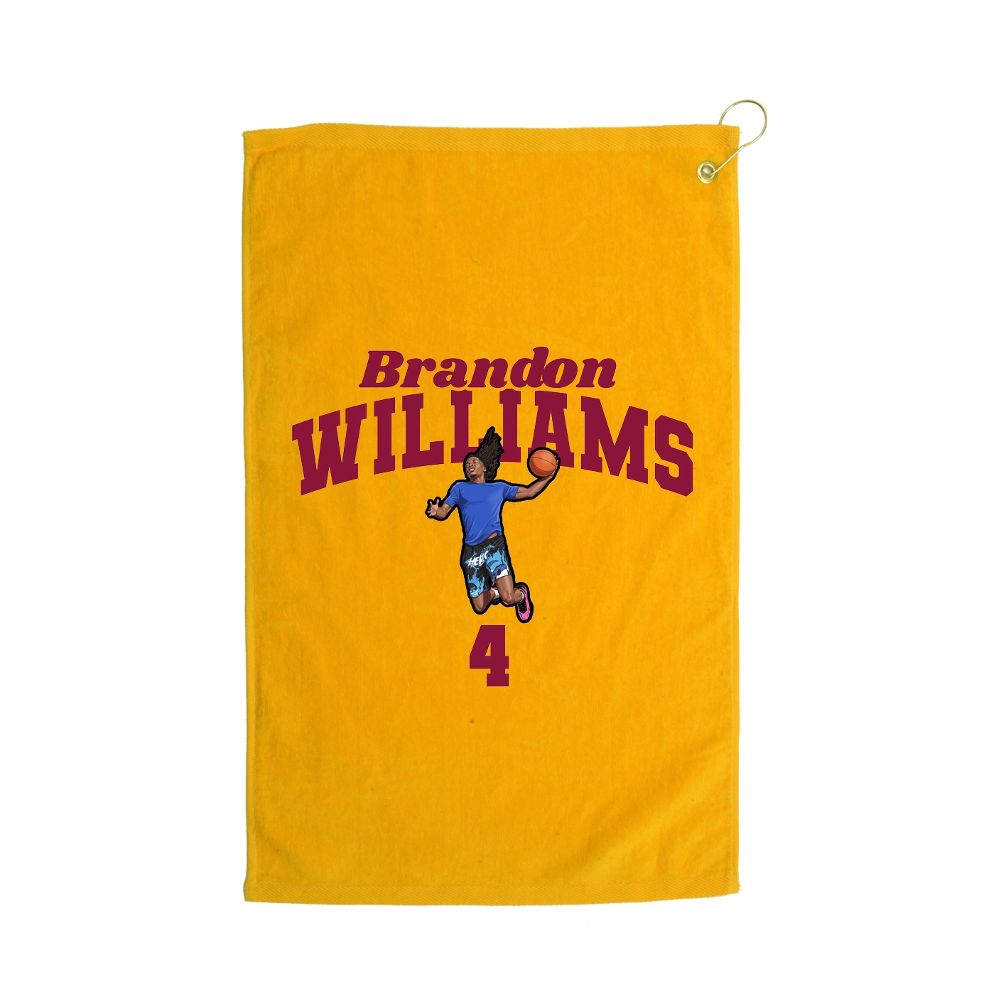 Golf Towel — Signature Arch in Gold