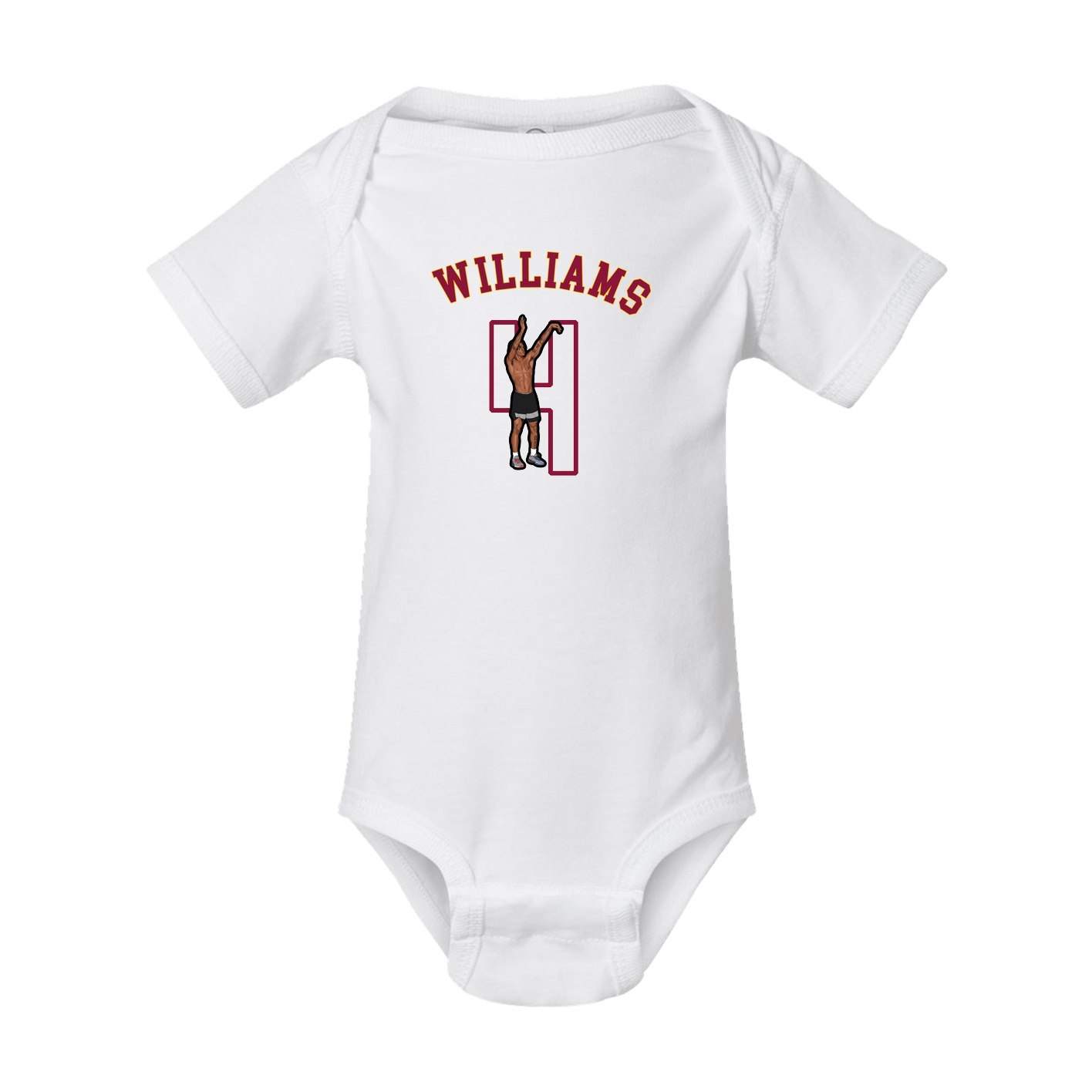 Baby Onesie — Shirsey Arch in White