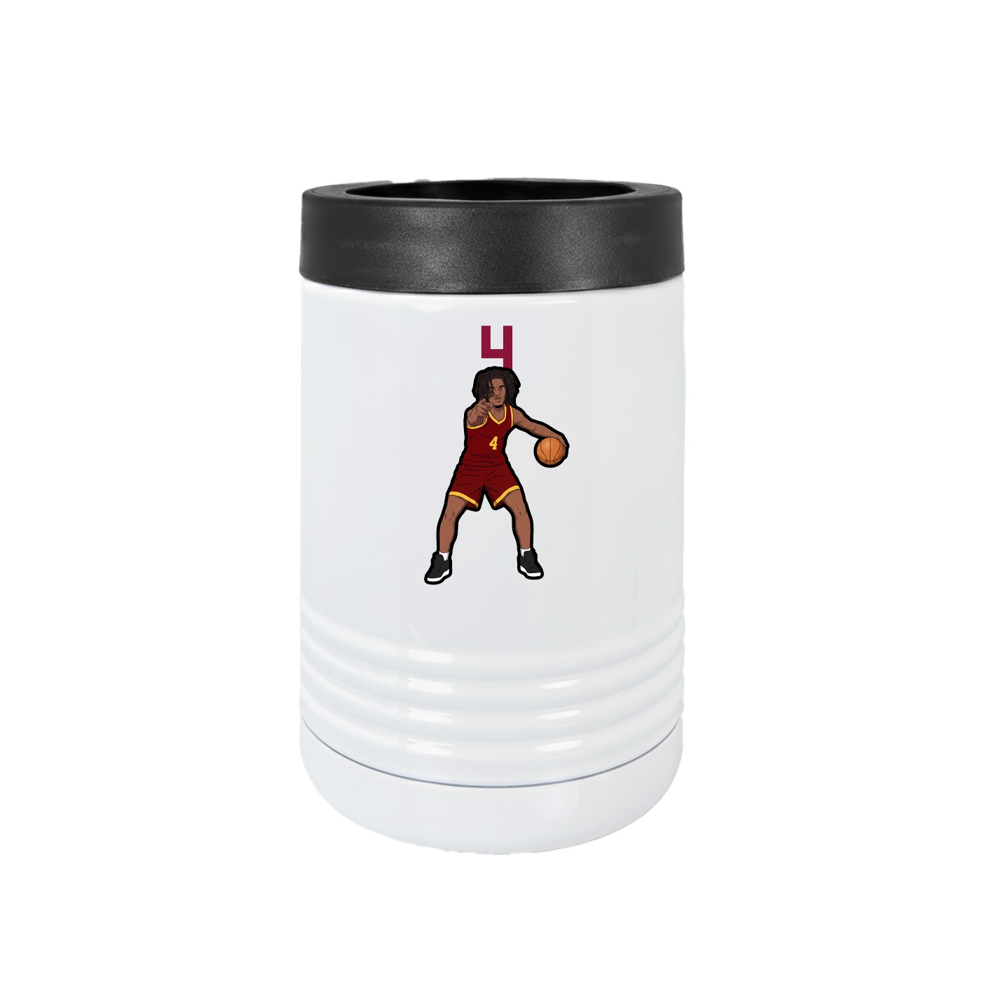 Beverage Holder — Number Top in White