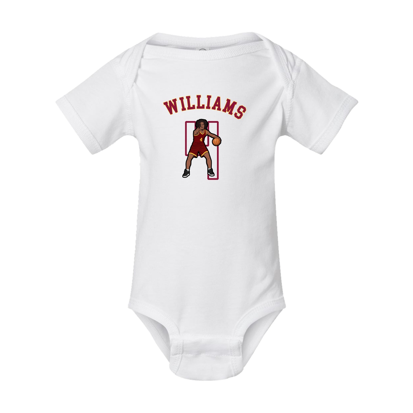 Baby Onesie — Shirsey Arch in White