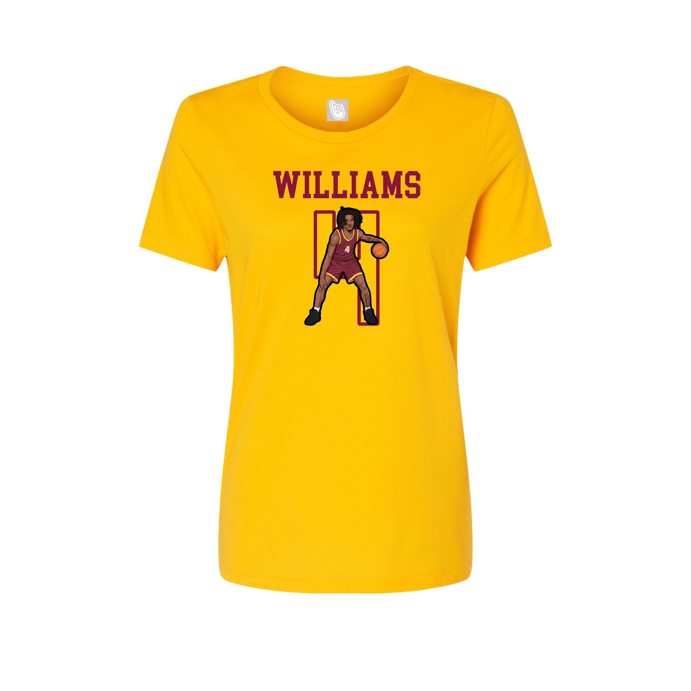 Fitted Women's Tee — Shirsey in Gold