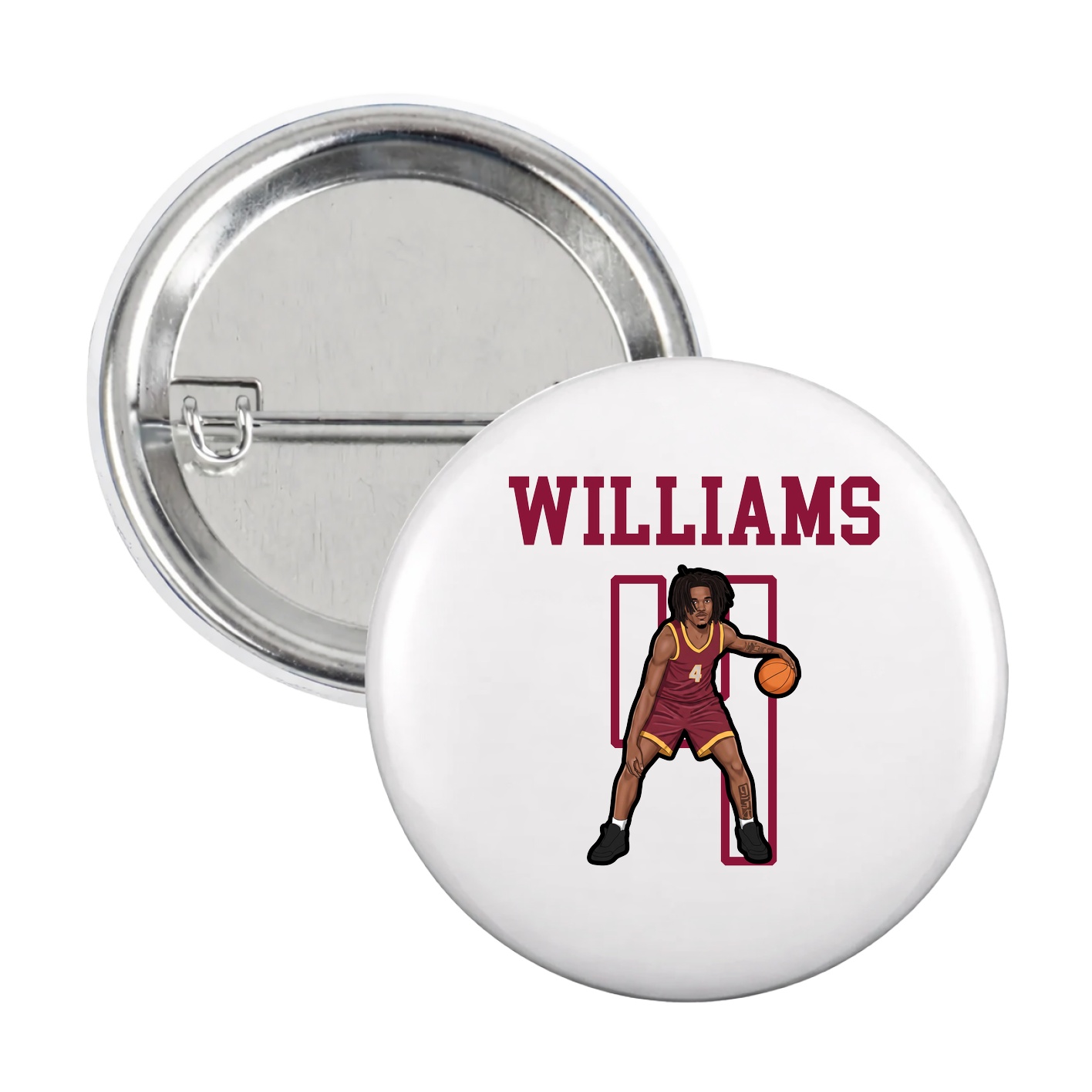 Game Day Button — Shirsey in White