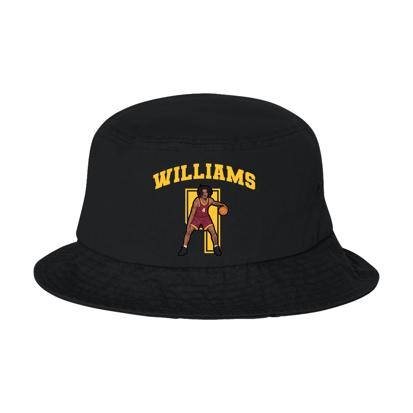 Bucket Cap — Number in Black