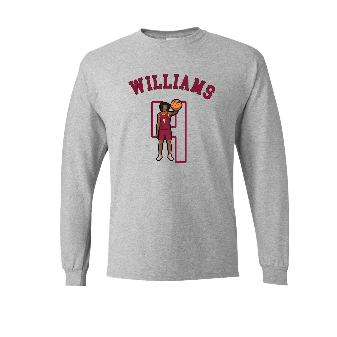 Long Sleeve Tee — Shirsey Arch in Grey