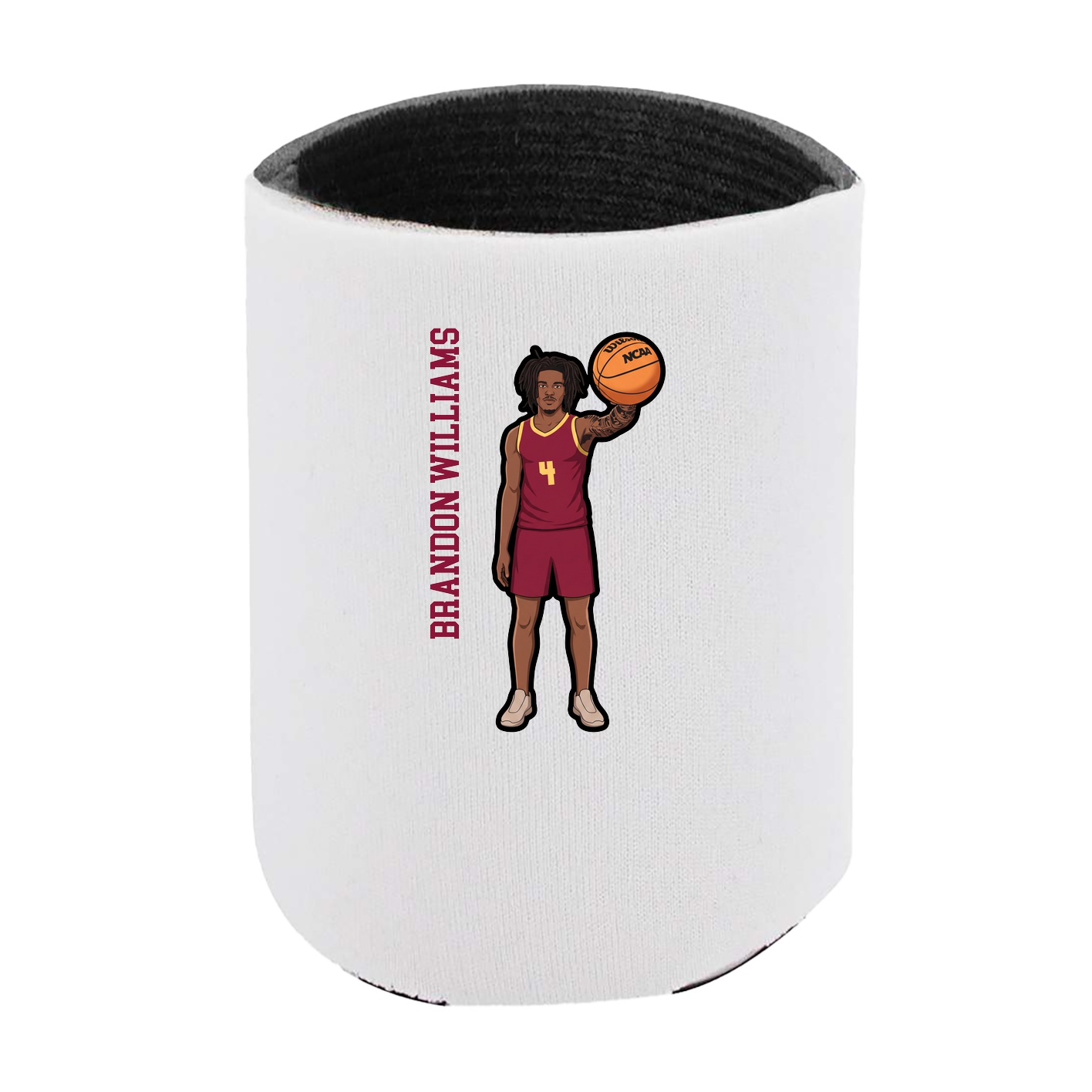 Can Holder — Name Vertical in White