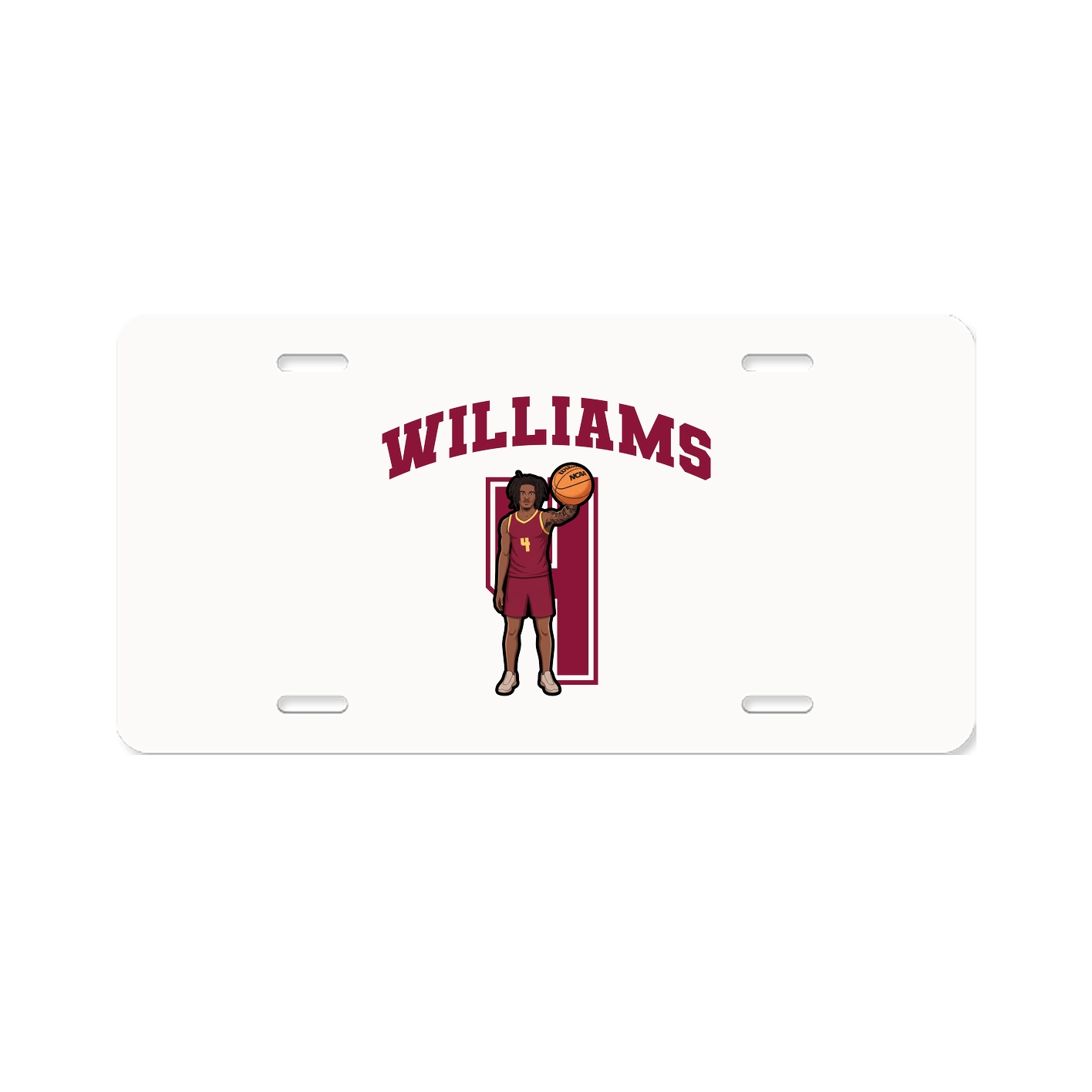 License Plate — Number in Classic