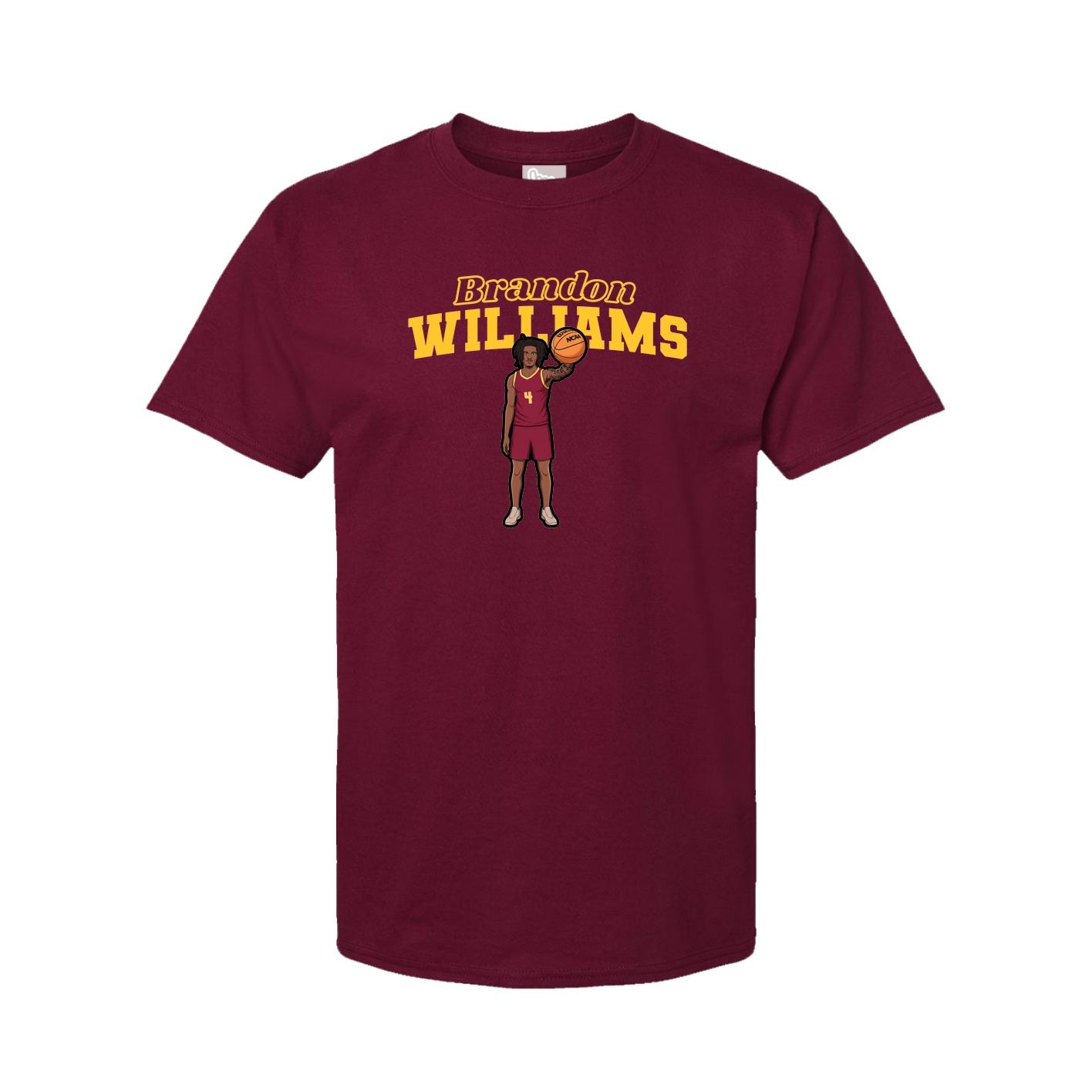 Tee — Name Arch in Cardinal