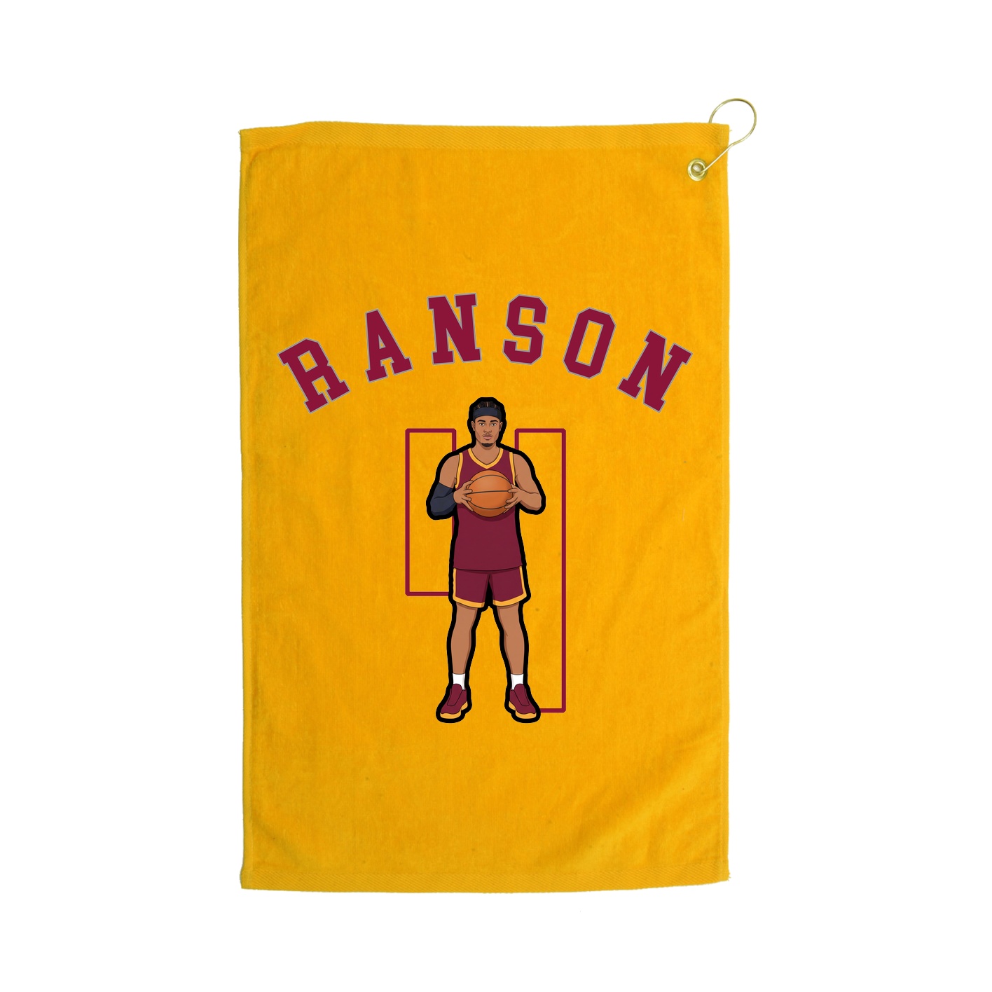 Golf Towel — Shirsey Arch in Gold