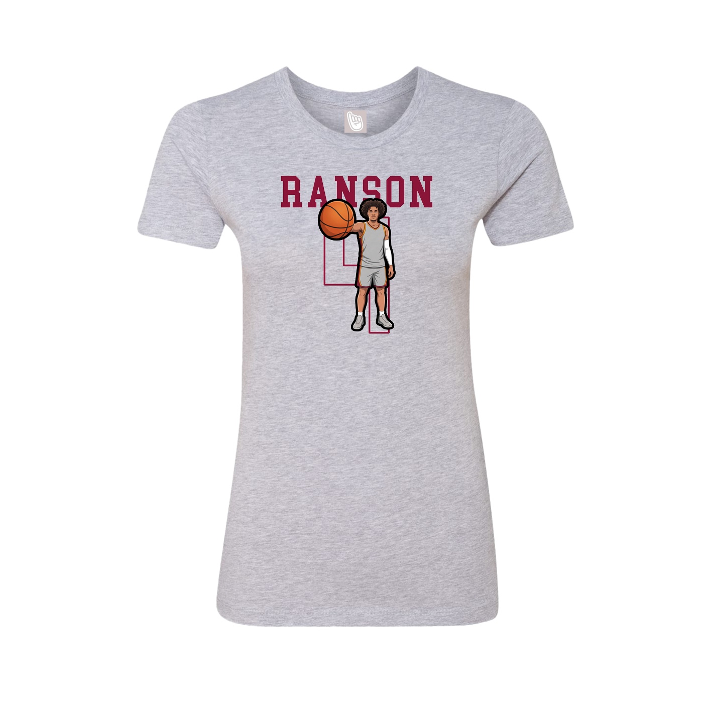 Fitted Women's Tee — Shirsey in Grey