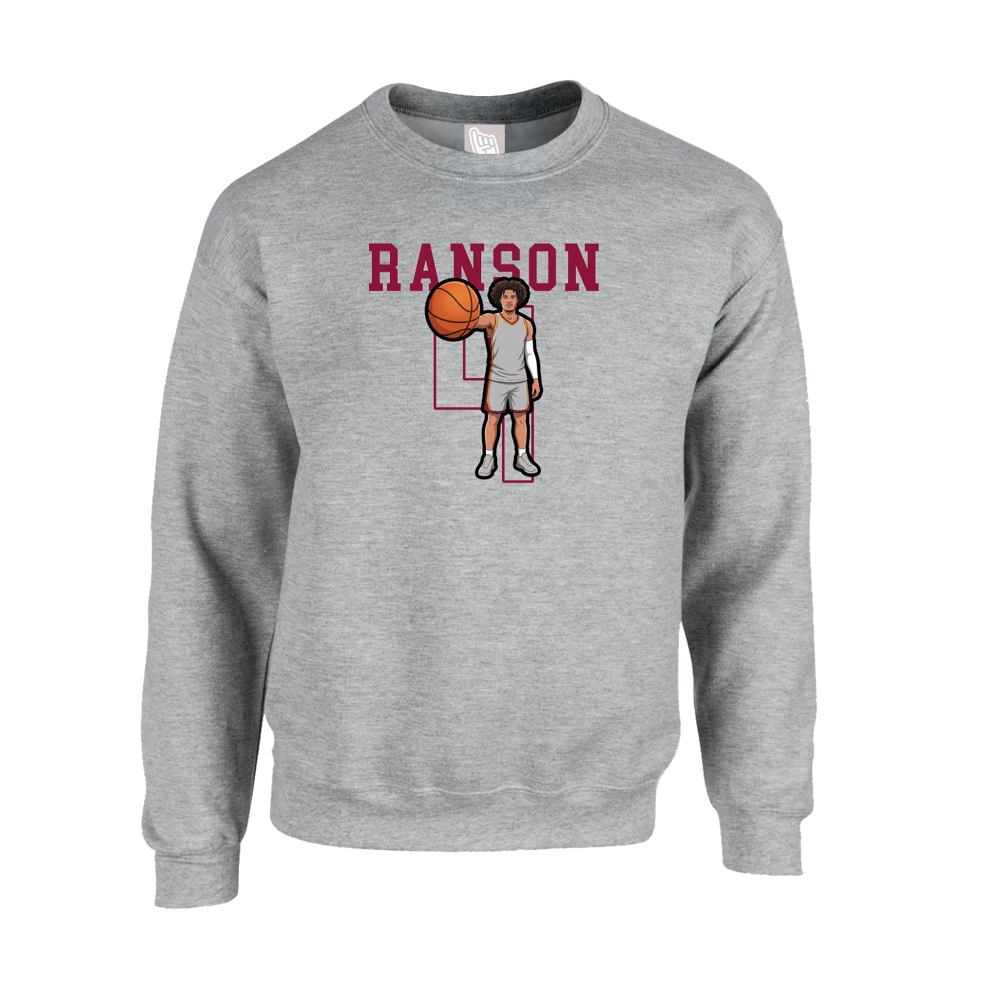 Fleece Crew — Shirsey in Grey
