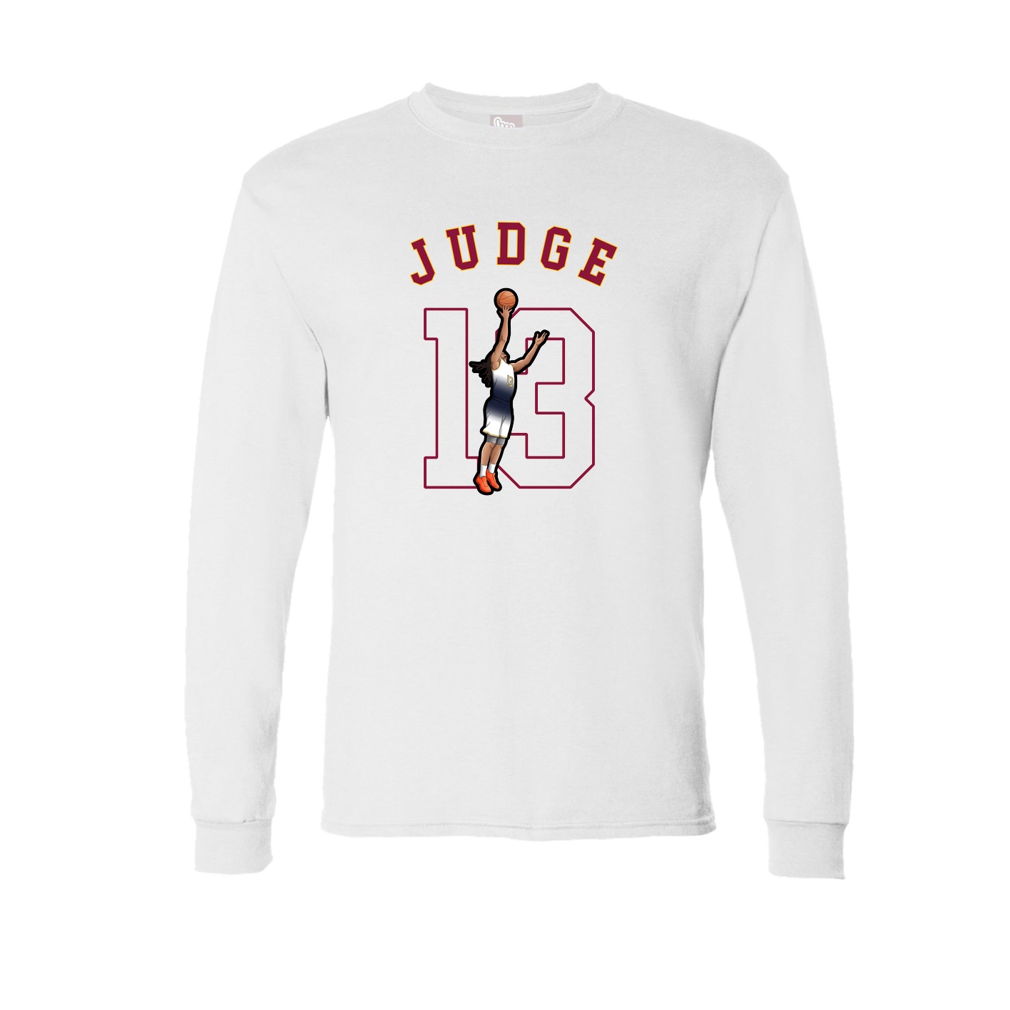 Long Sleeve Tee — Shirsey Arch in White