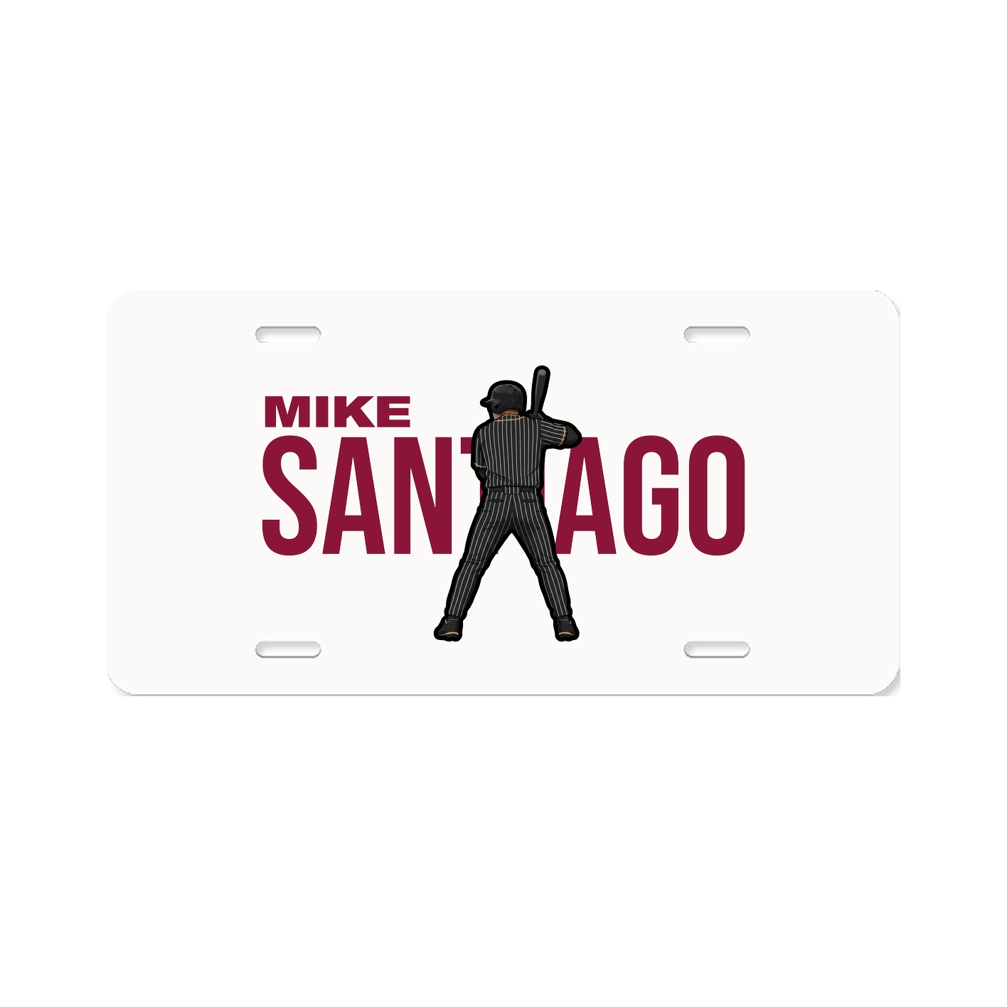 License Plate — Player Name in Classic