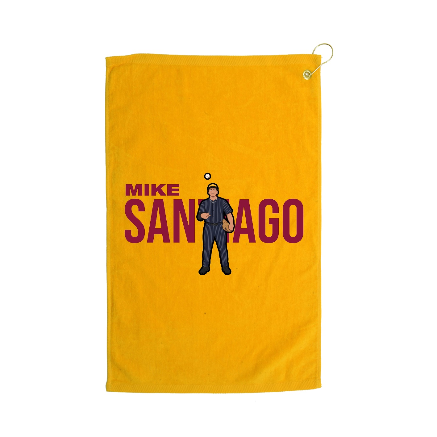 Golf Towel — Player Name in Gold