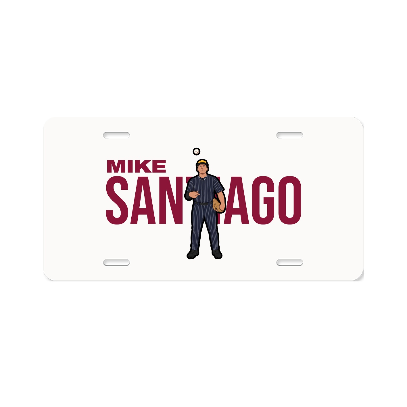 License Plate — Player Name in Classic