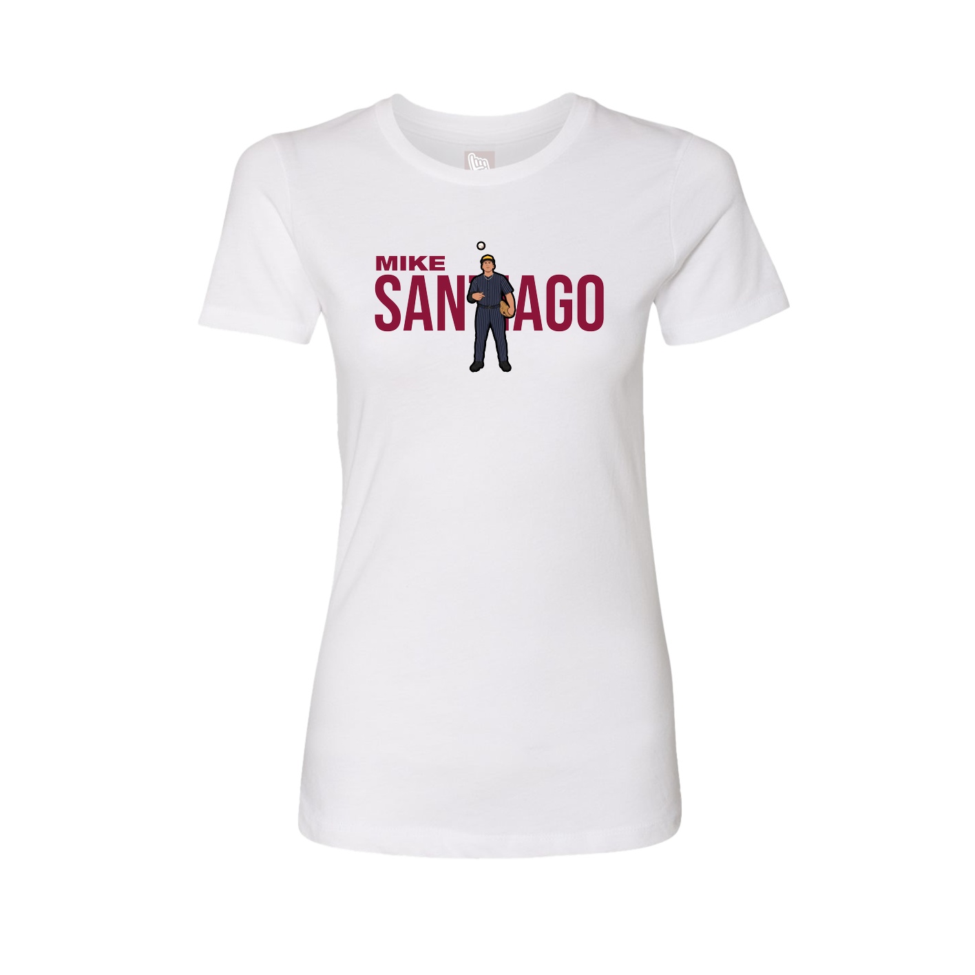 Womens Tee — Player Name in White