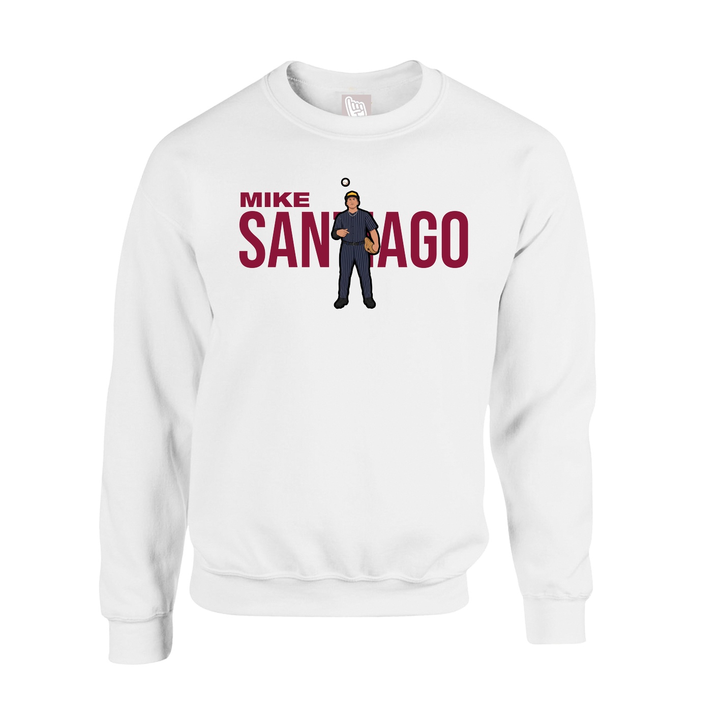 Fleece Crew — Player Name in White