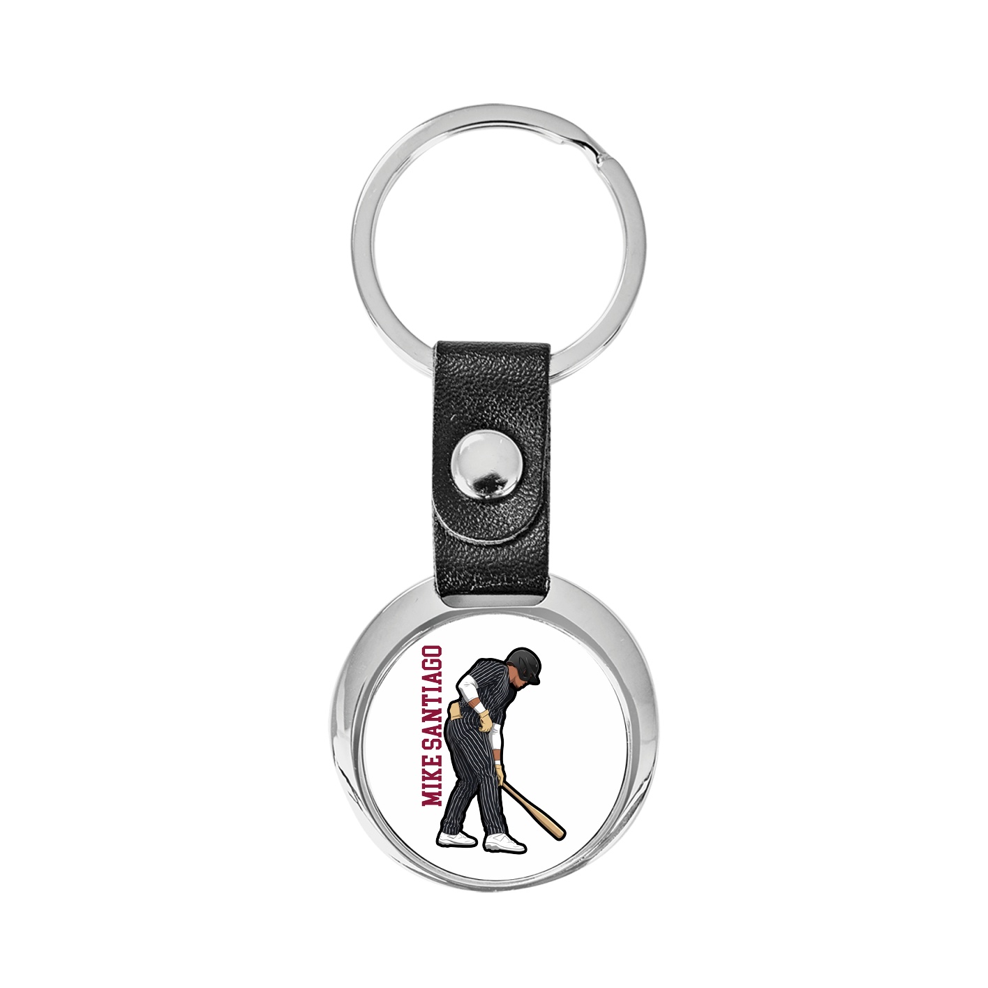Key Chain — Name Vertical in Classic