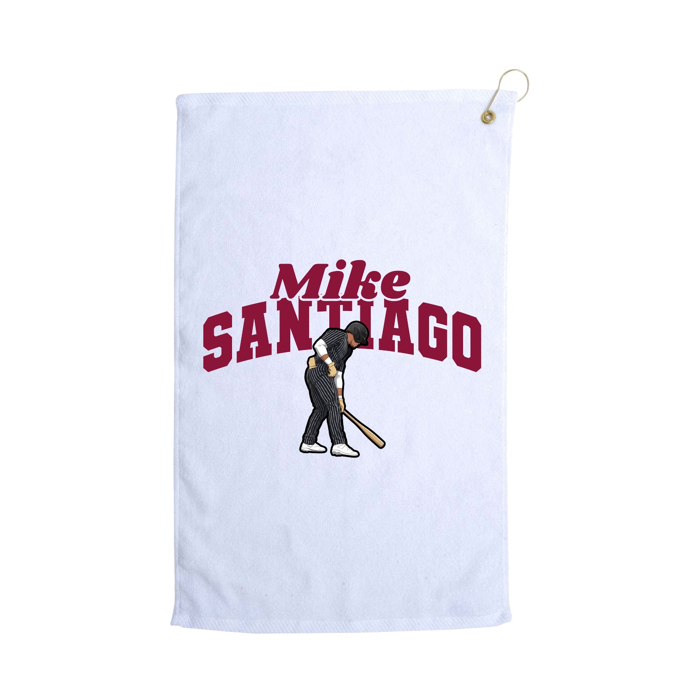 Golf Towel — Signature Arch in White