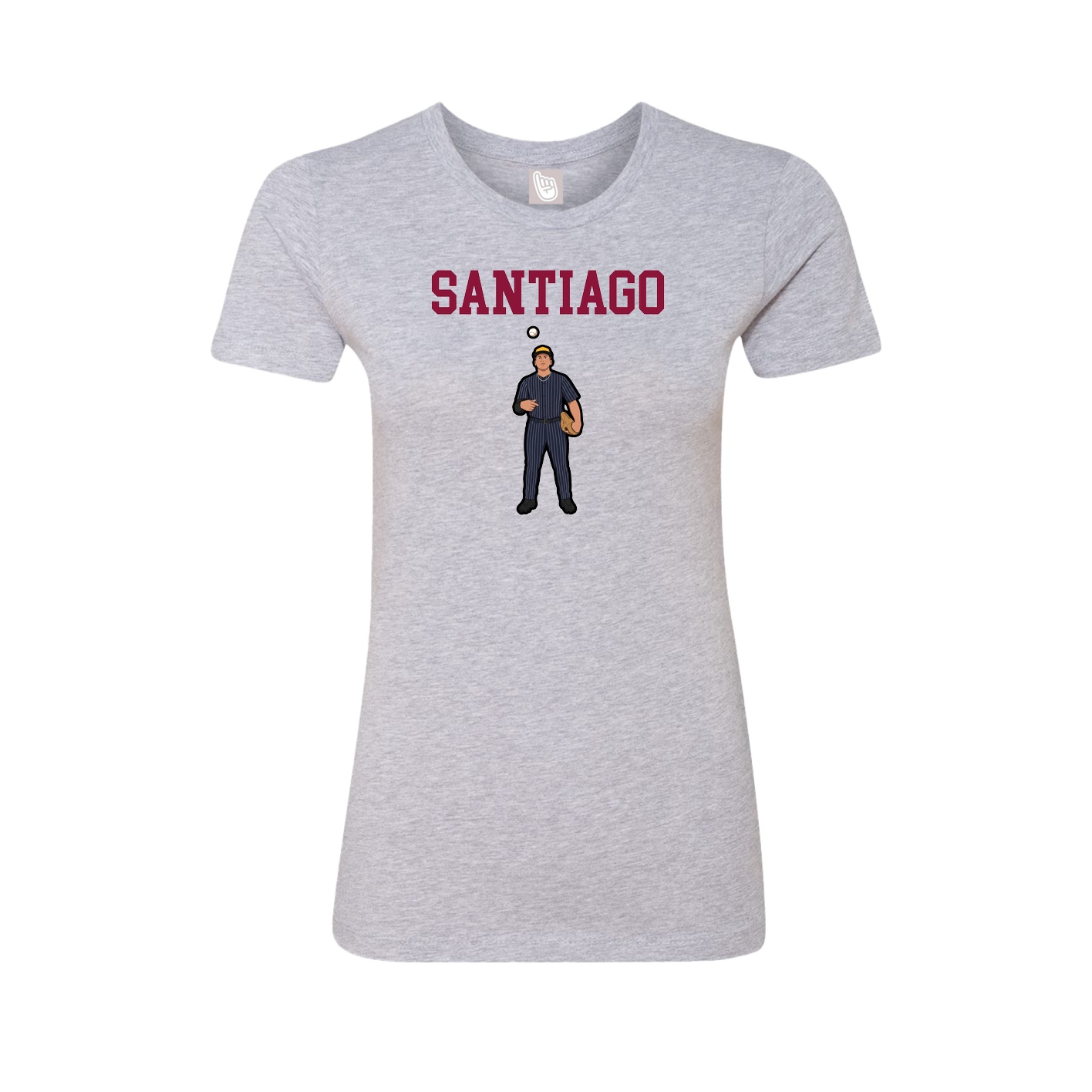 Fitted Women's Tee — Shirsey in Grey