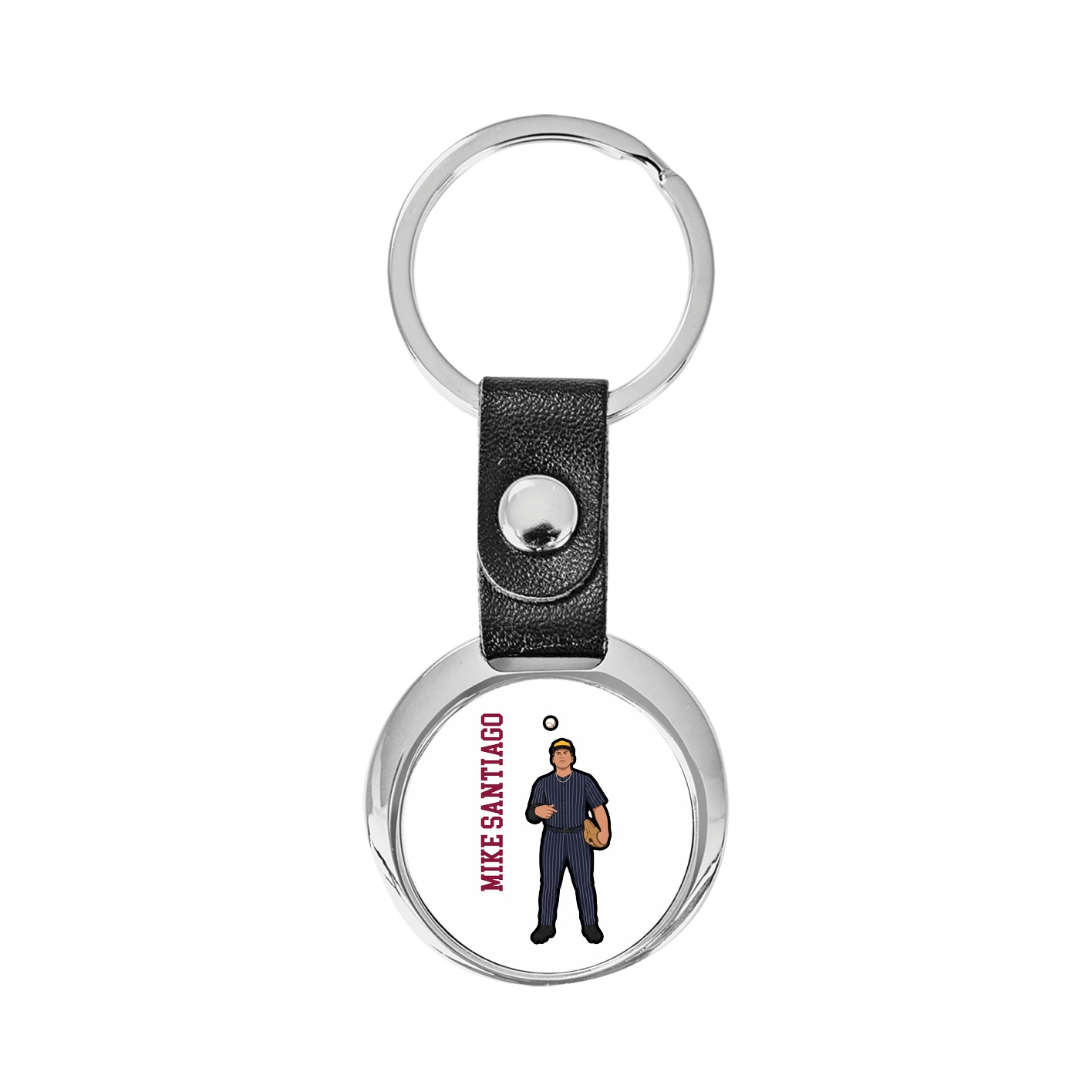 Key Chain — Name Vertical in Classic
