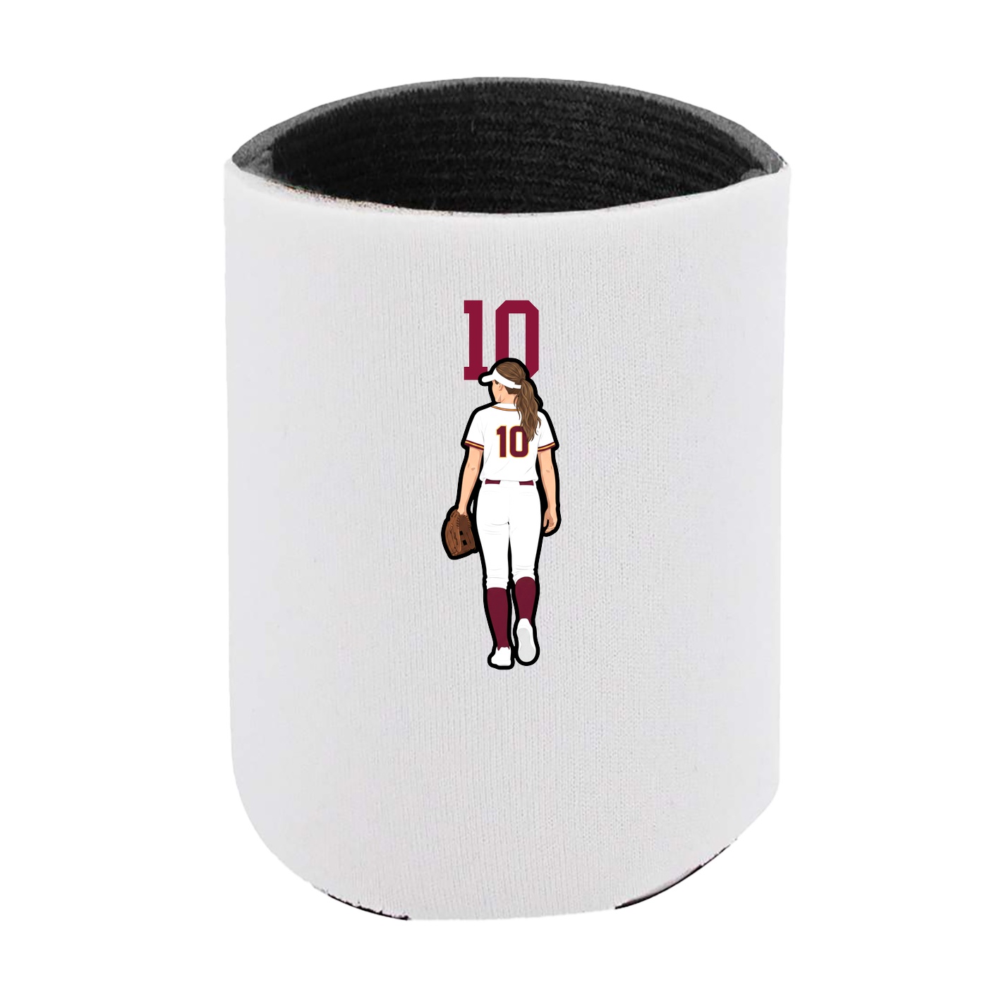 Can Holder — Number Top in White