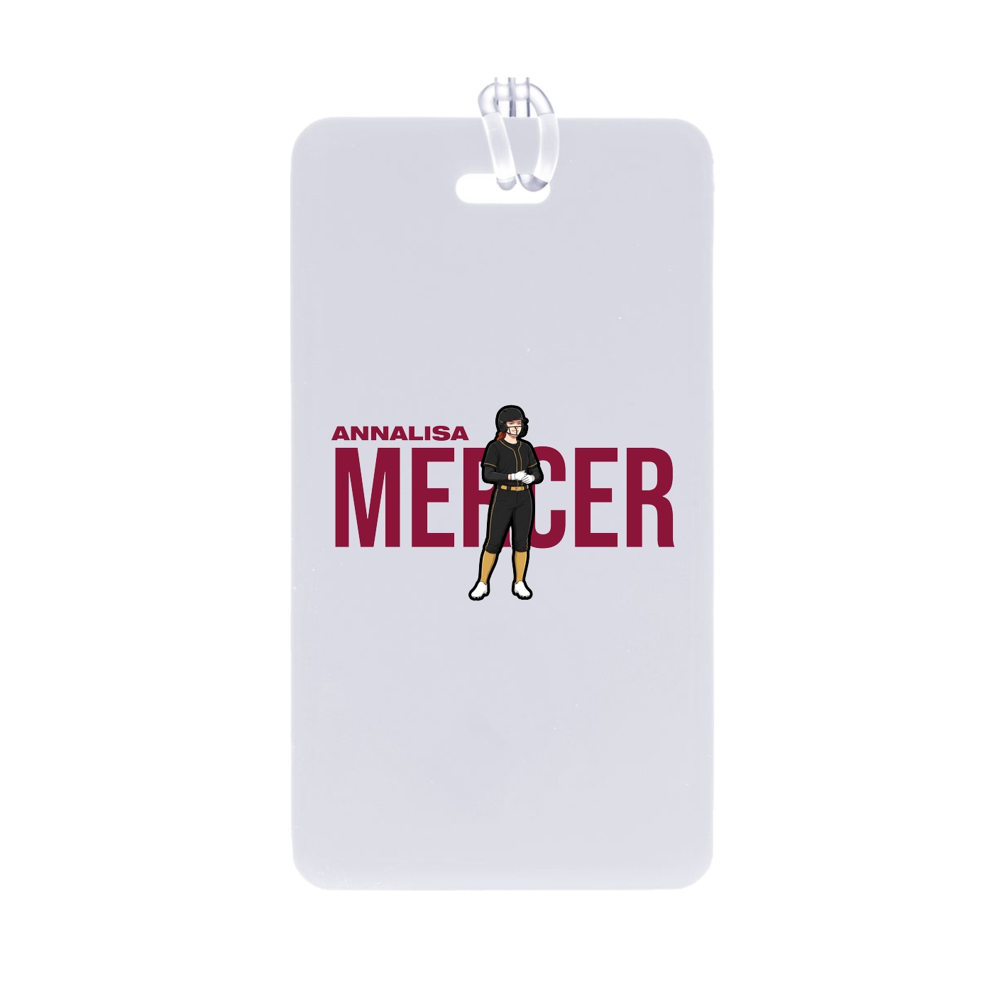 Bag Tag — Player Name in Classic
