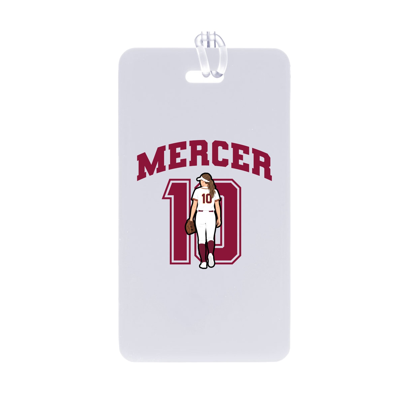 Bag Tag — Number in Classic