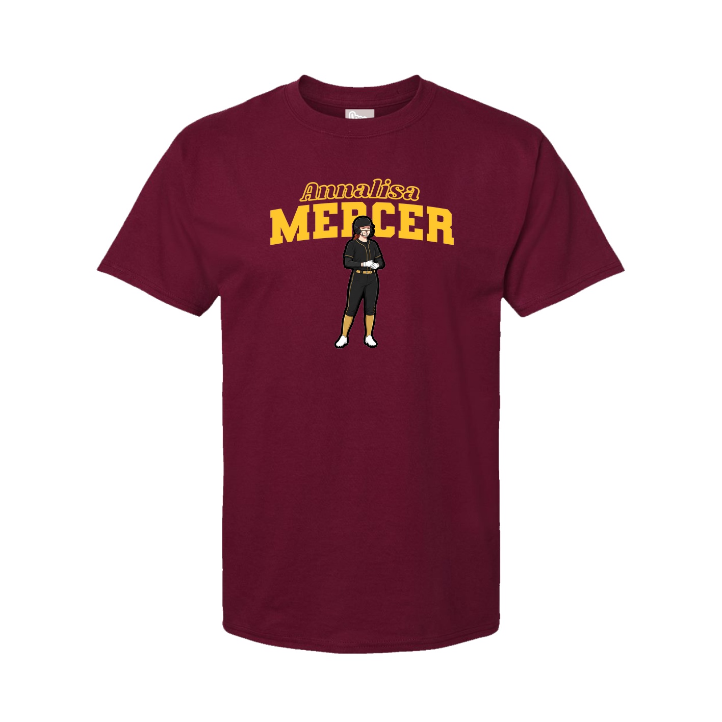 Tee — Name Arch in Cardinal