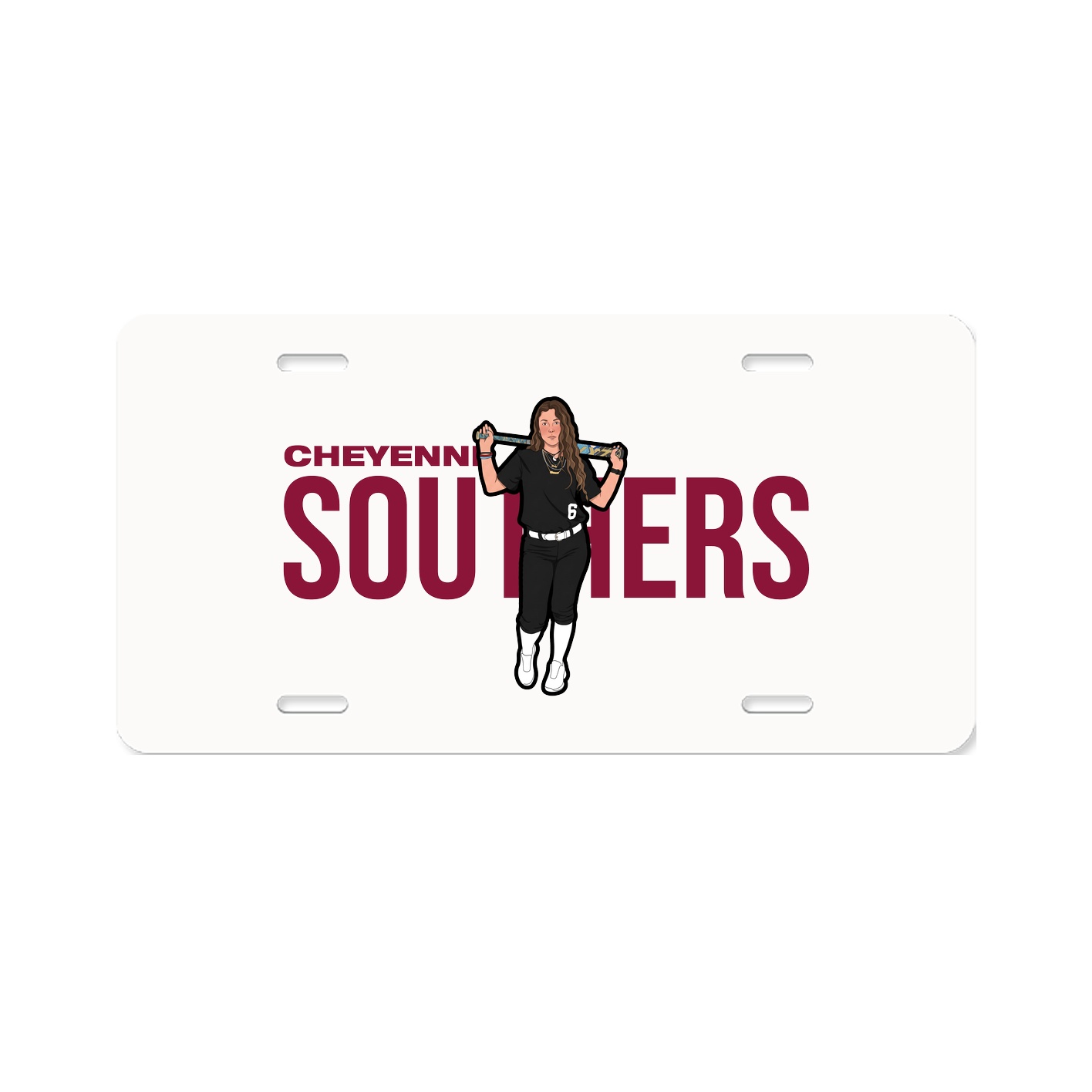 License Plate — Player Name in Classic