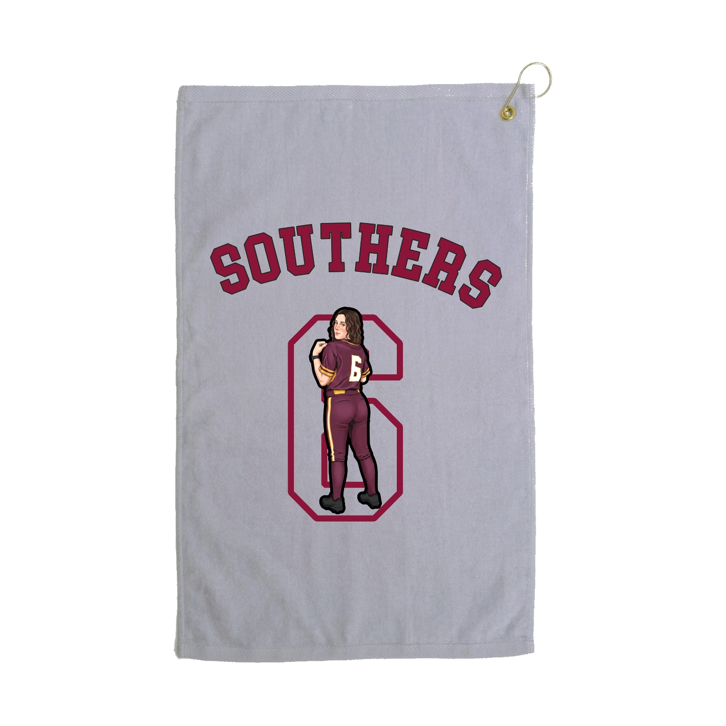 Golf Towel — Shirsey Arch in Grey