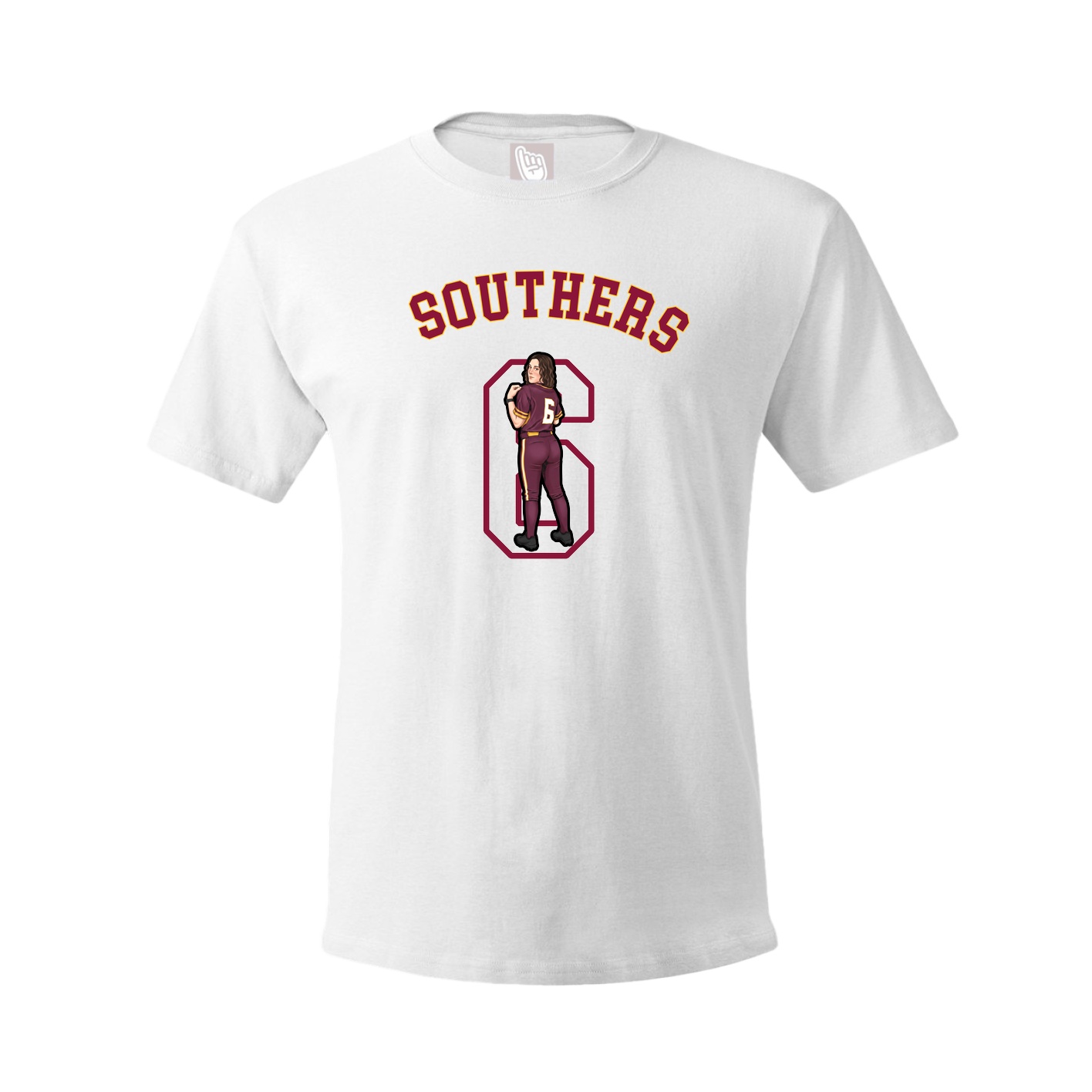 Youth Tee — Shirsey Arch in White