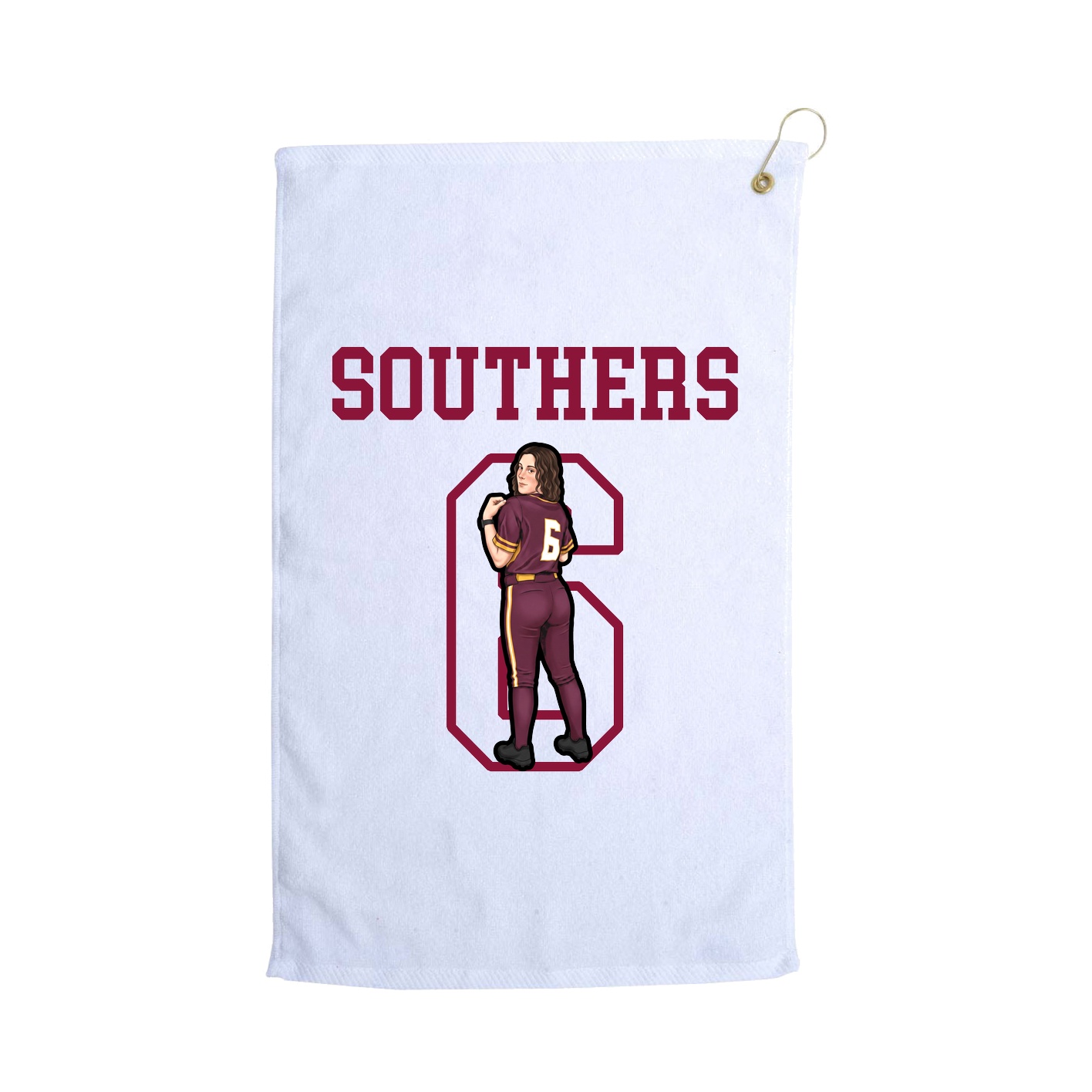 Golf Towel — Shirsey in White