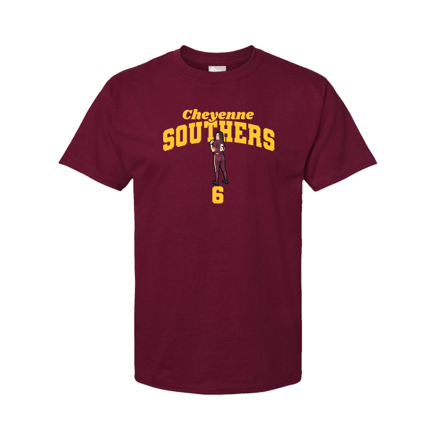Youth Tee — Signature Arch in Cardinal