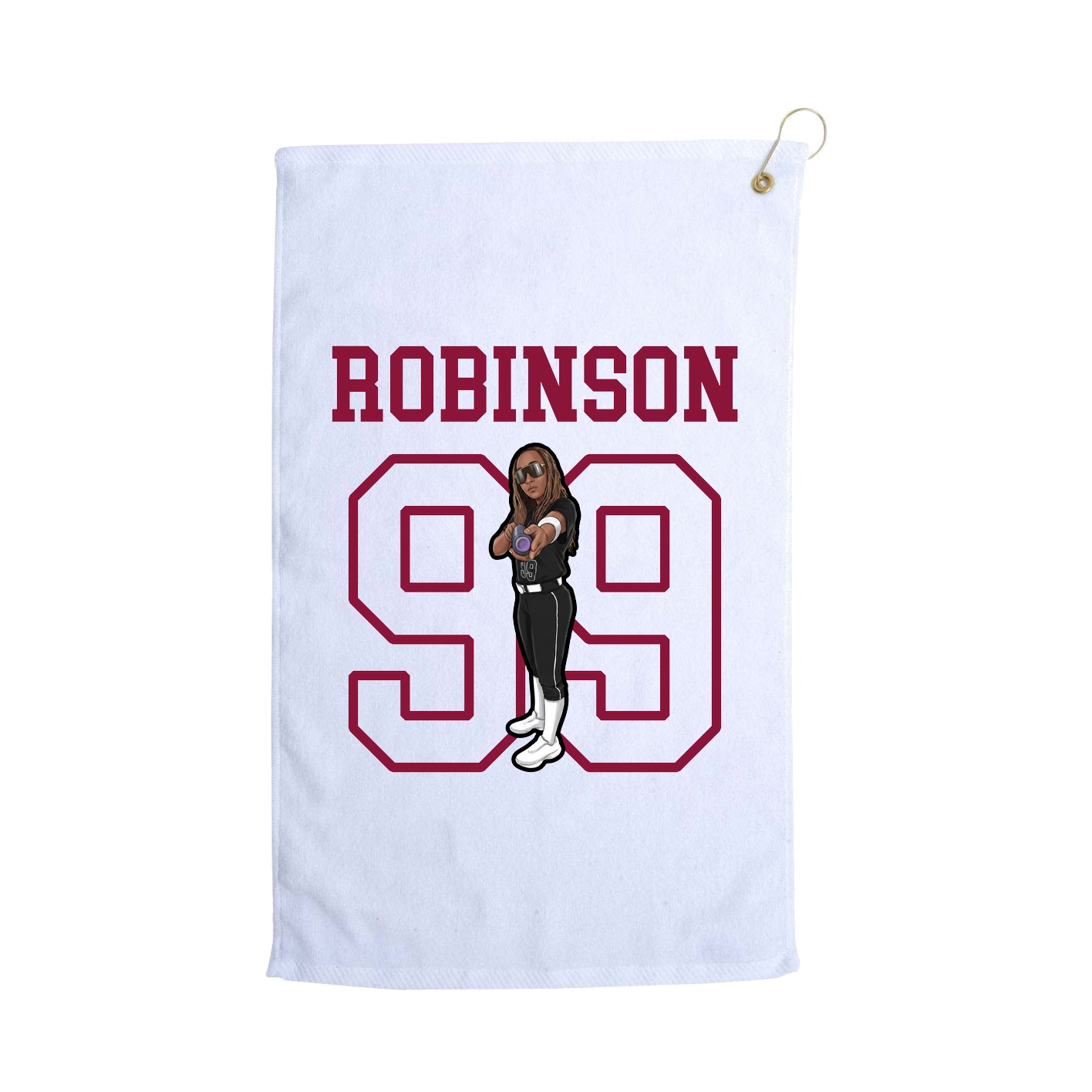 Golf Towel — Shirsey in White