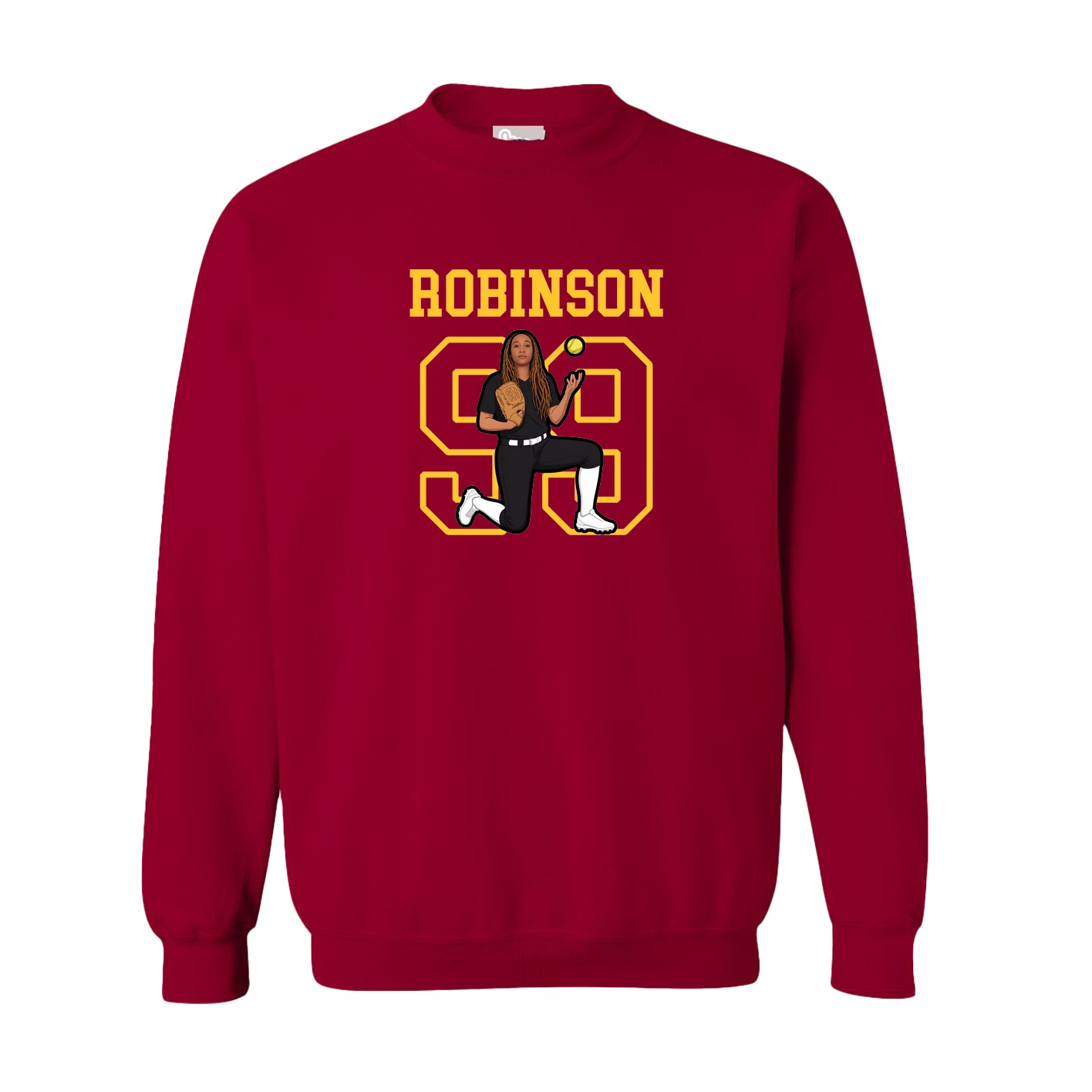 Fleece Crew — Shirsey in Cardinal