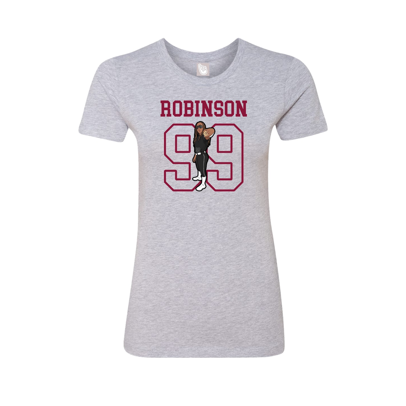 Fitted Women's Tee — Shirsey in Grey