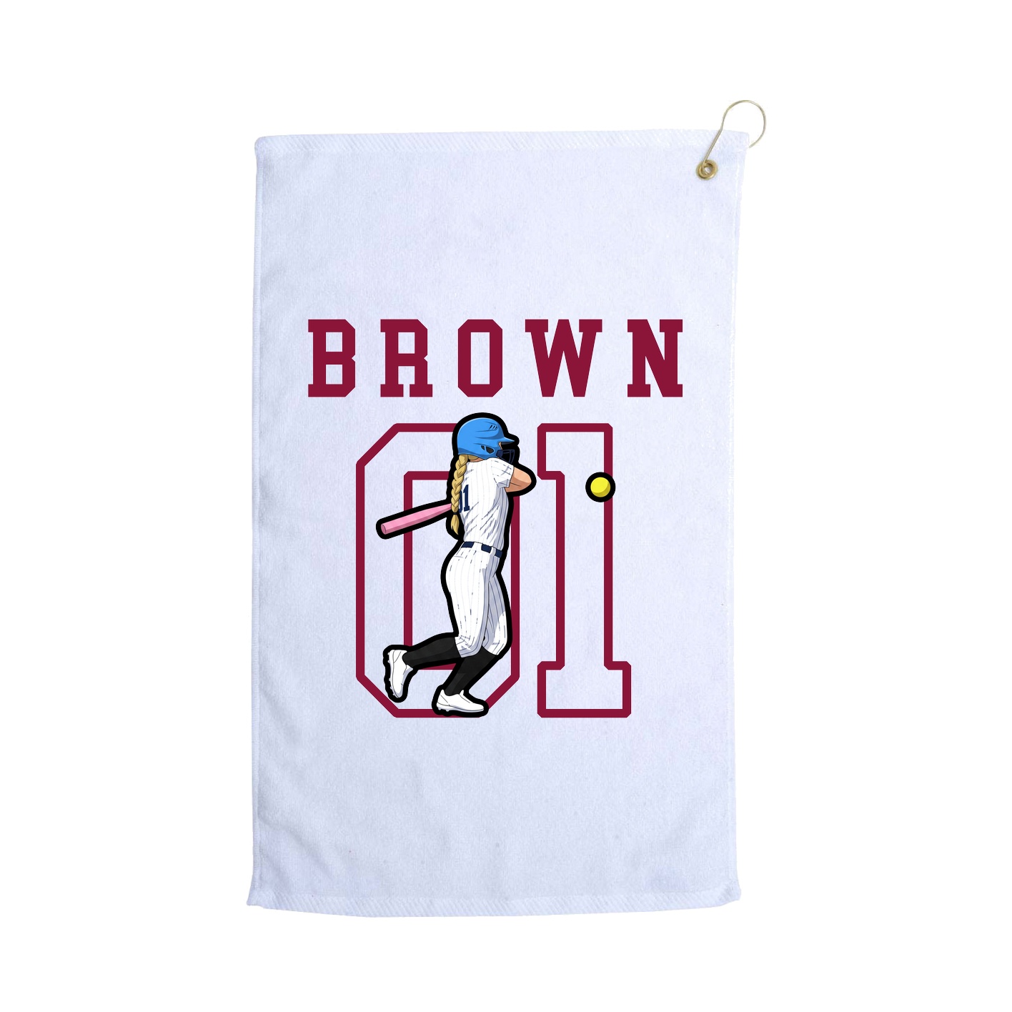 Golf Towel — Shirsey in White