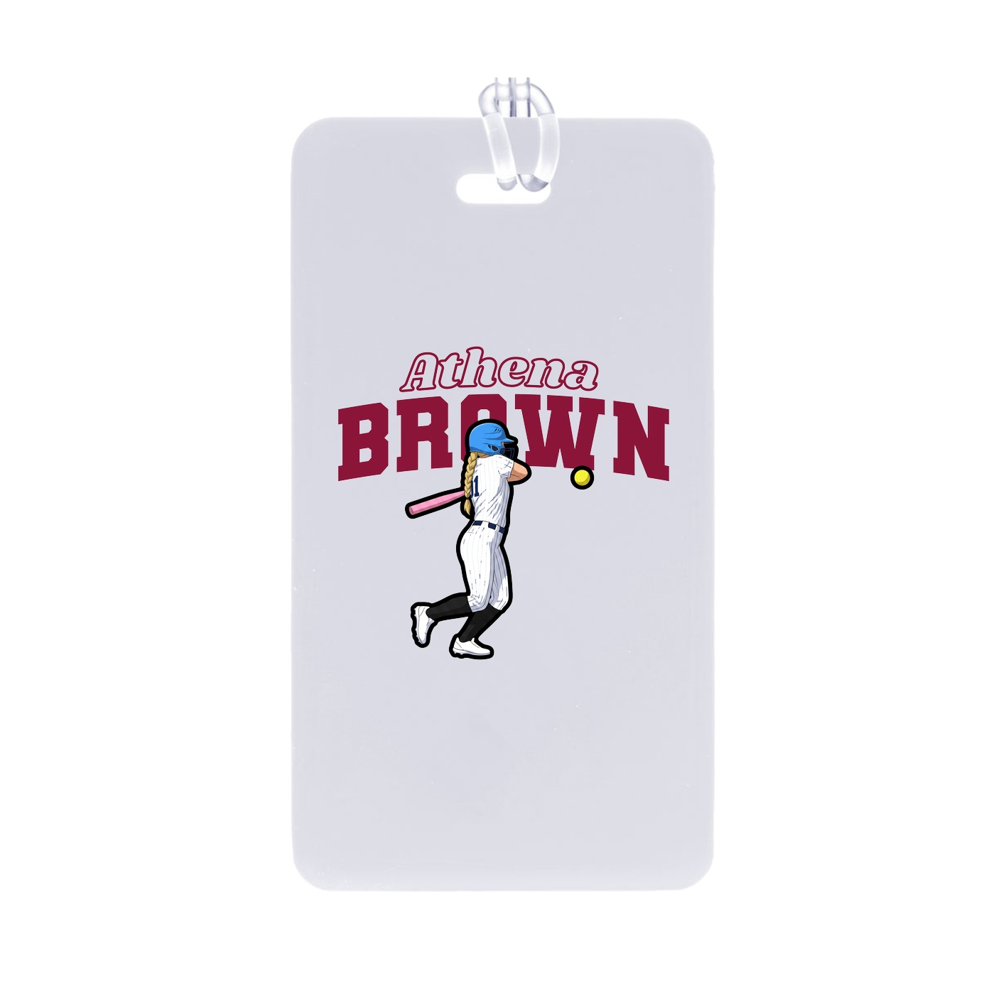 Bag Tag — Name Arch in Classic