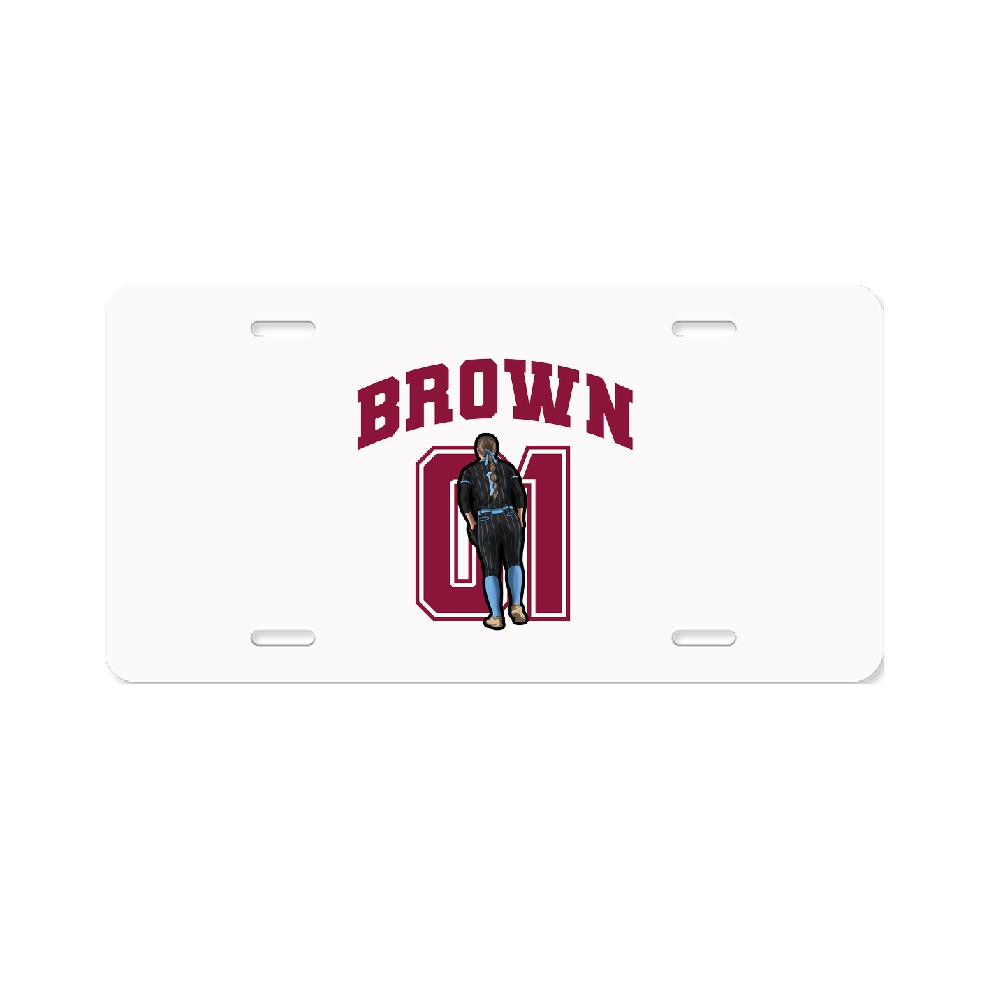License Plate — Number in Classic