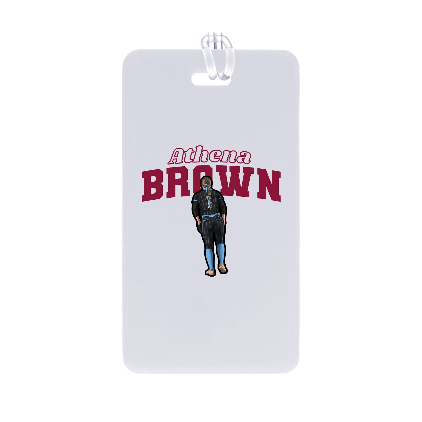 Bag Tag — Name Arch in Classic