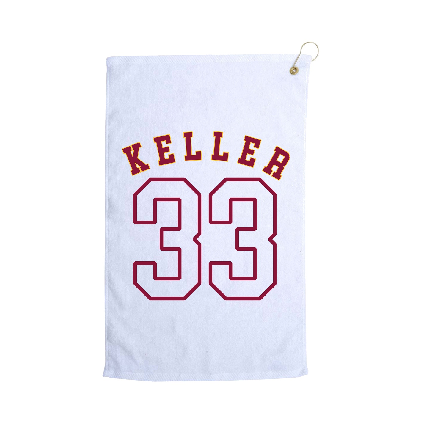 Golf Towel — Shirsey Arch in White