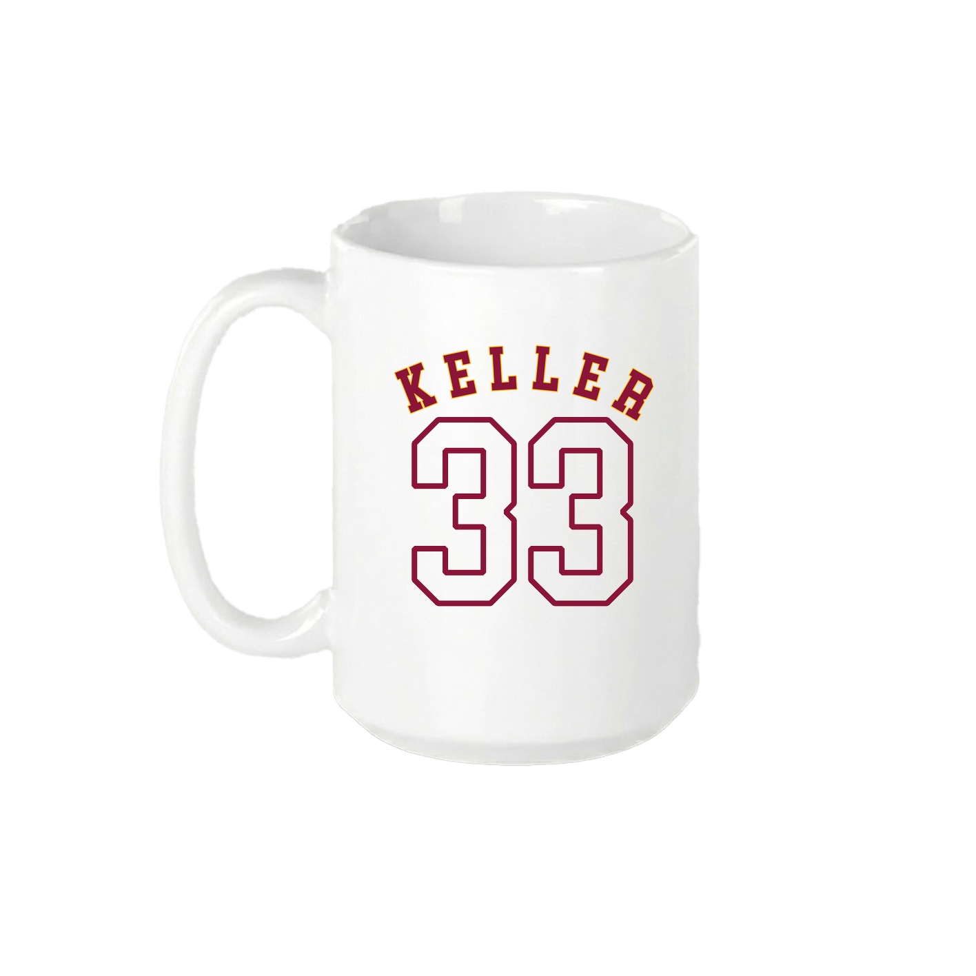 15oz Coffee Mug — Shirsey Arch in White