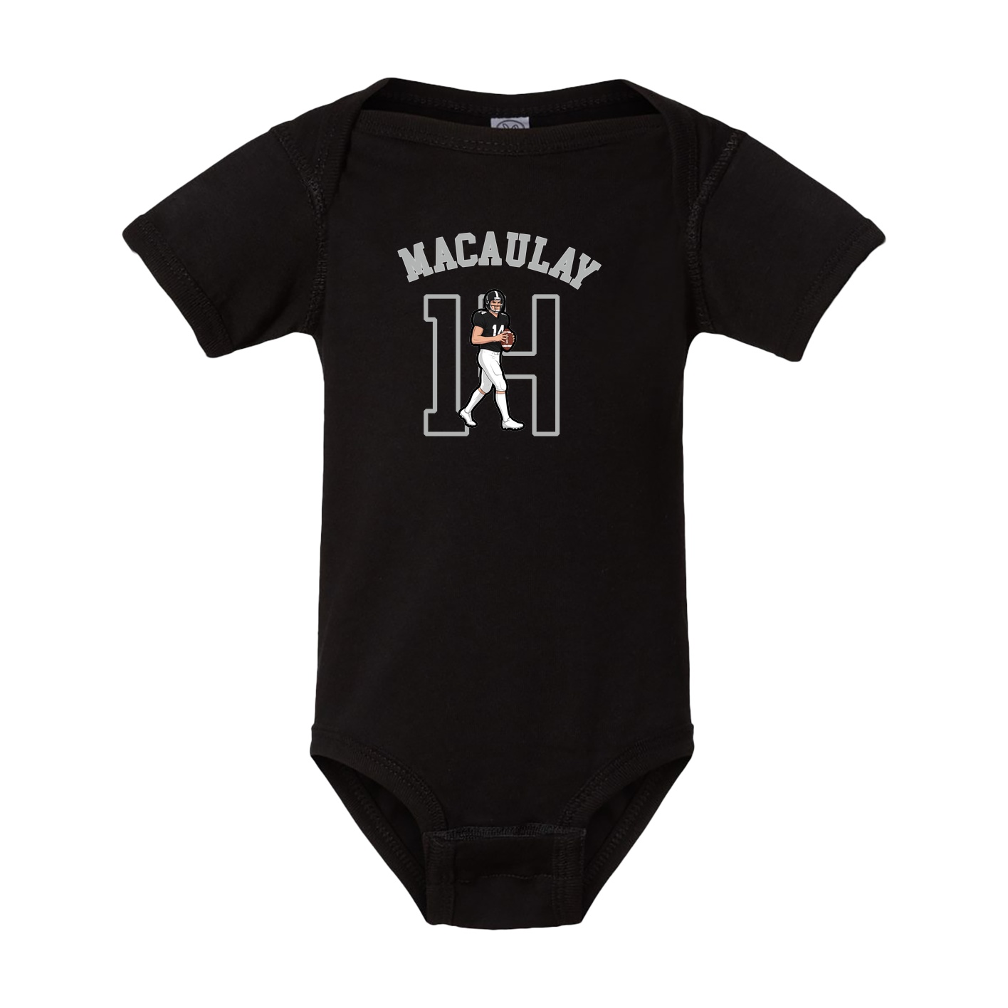 Baby Onesie — Shirsey Arch in Black