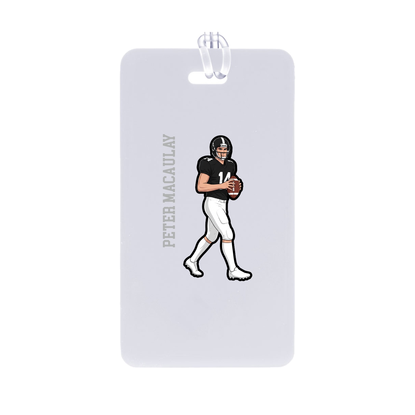 Bag Tag — Name Vertical in Classic