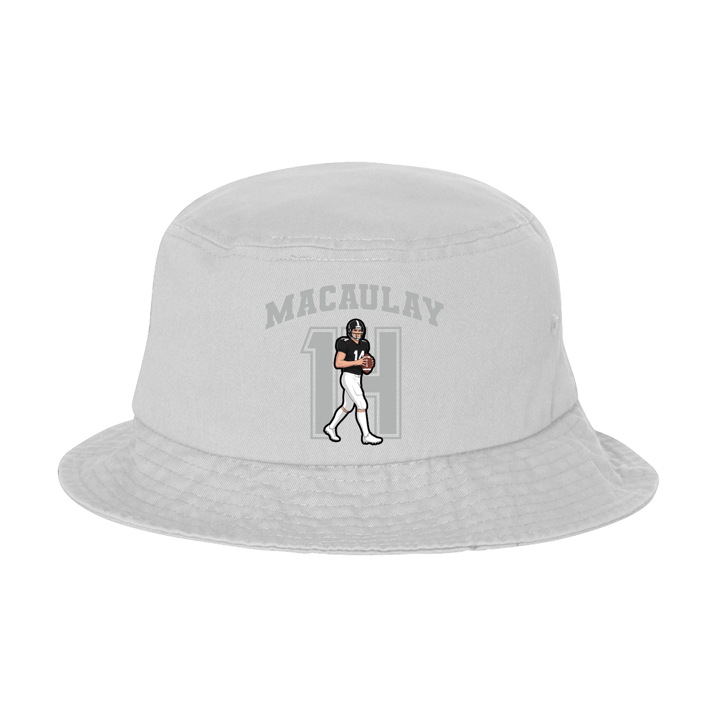 Bucket Cap — Number in White