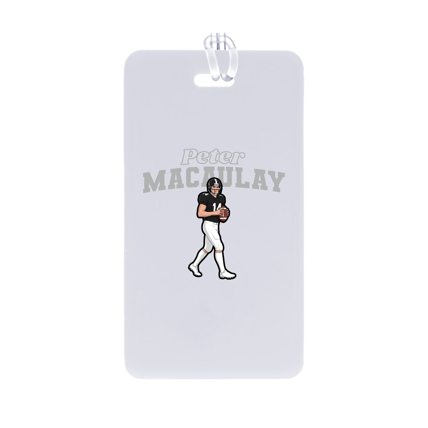 Bag Tag — Name Arch in Classic