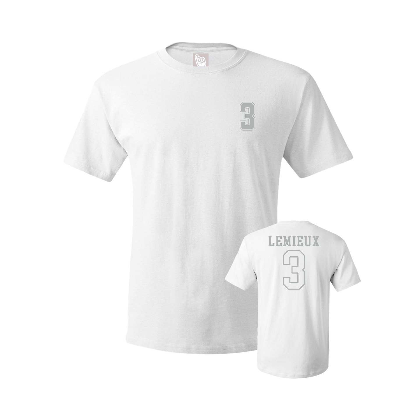 Tee — Chest Back in White